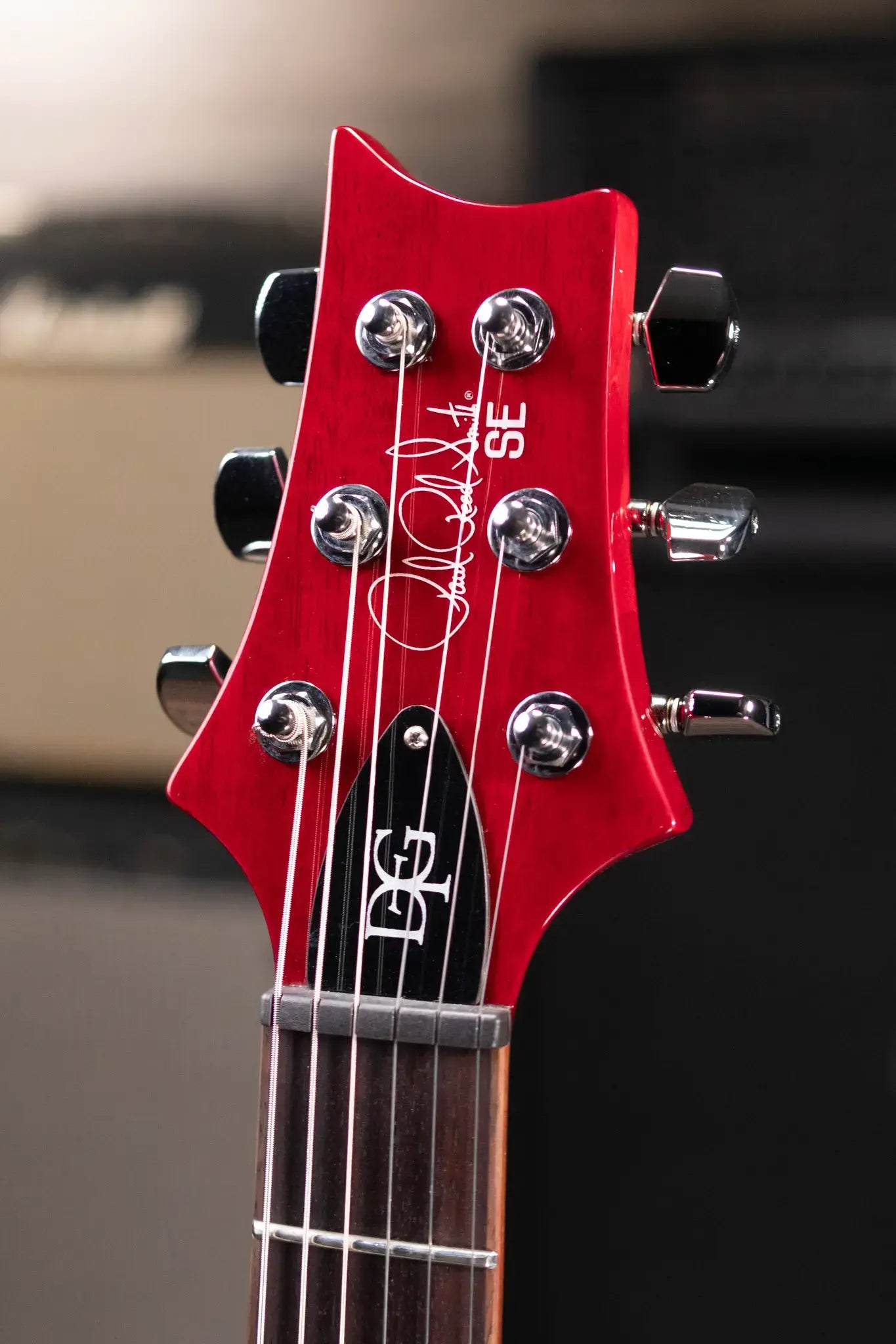 PRS SE David Grissom Standard Electric Guitar - Vintage Cherry with Gig Bag