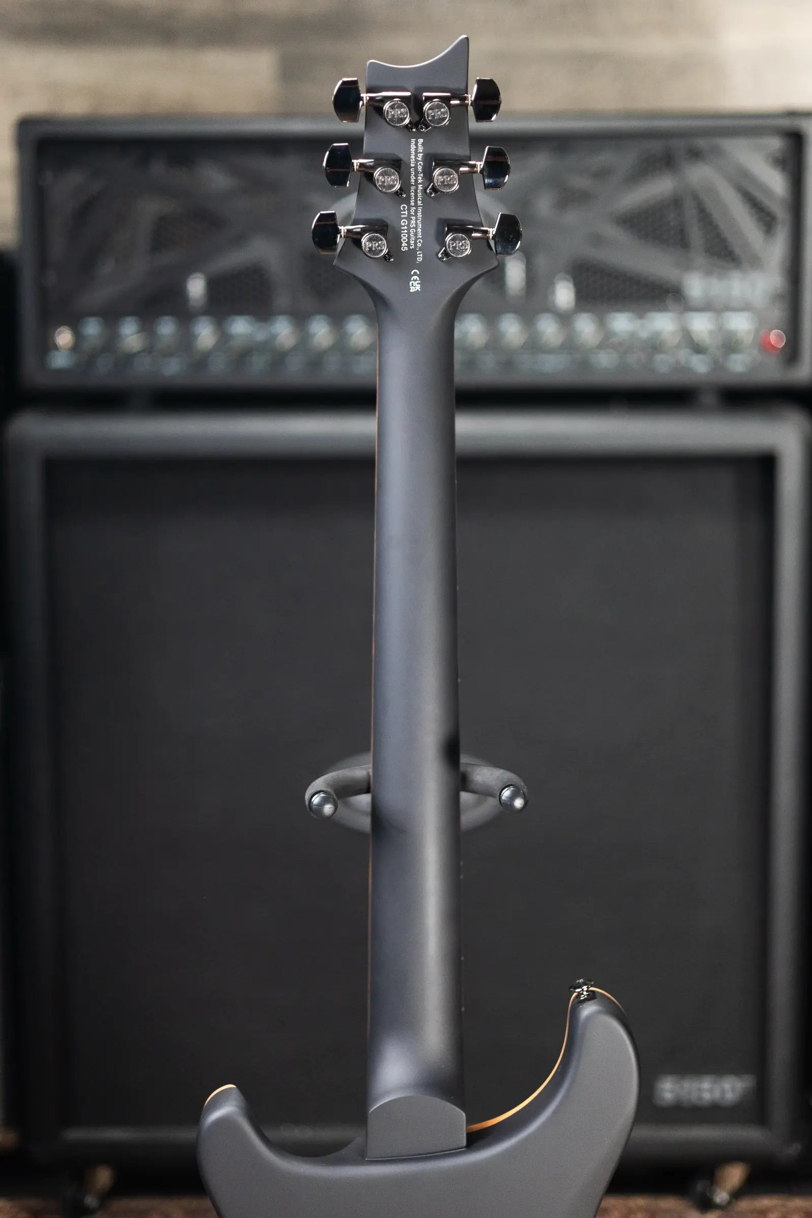 PRS SE "Exotic" Custom 24-08 Poplar Burl Electric Guitar - Charcoal Cherry Midnight Burst with Gig Bag