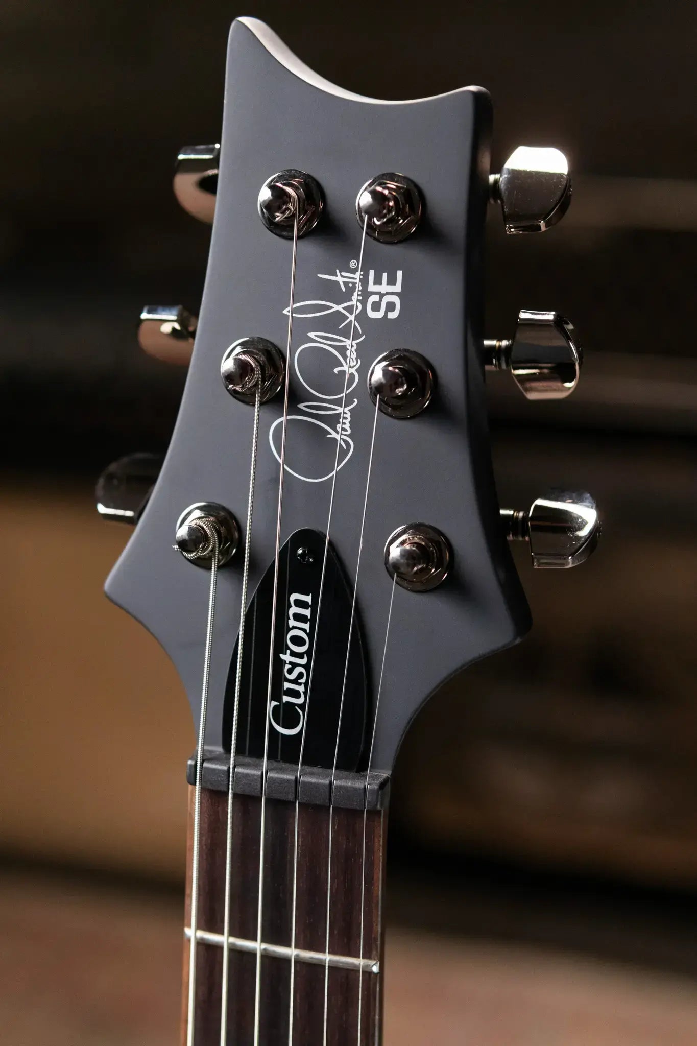 PRS SE "Exotic" Custom 24-08 Poplar Burl Electric Guitar - Lake Blue Midnight Burst with Gig Bag