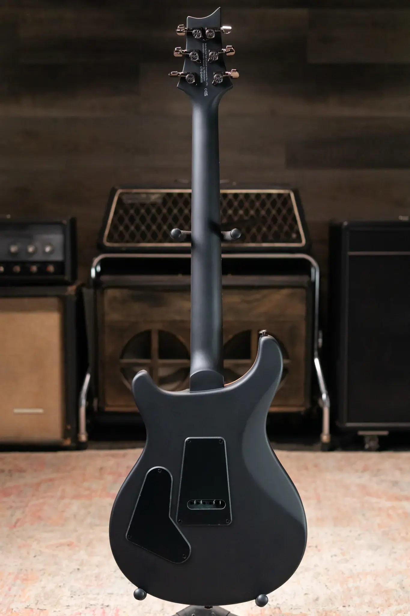 PRS SE "Exotic" Custom 24-08 Poplar Burl Electric Guitar - Lake Blue Midnight Burst with Gig Bag