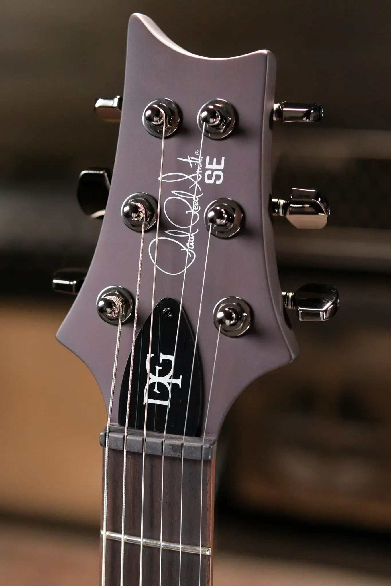 PRS SE Exotic David Grissom Signature Electric Guitar - Laurel Burl McCarty Tobacco Sunburst with Gig Bag