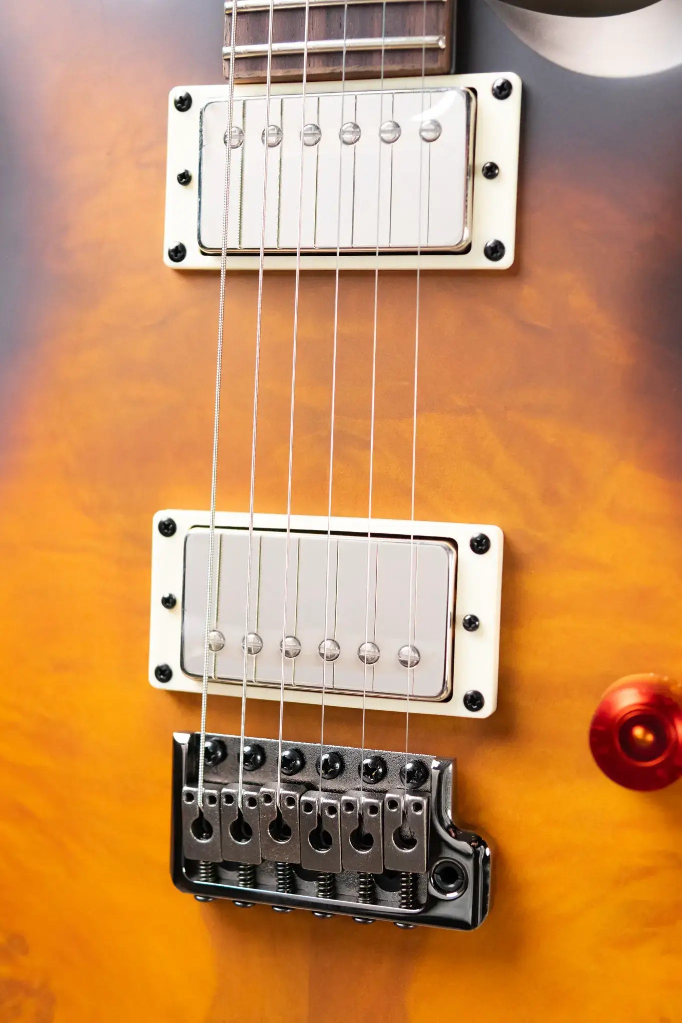 PRS SE Exotic David Grissom Signature Electric Guitar - Laurel Burl McCarty Tobacco Sunburst with Gig Bag