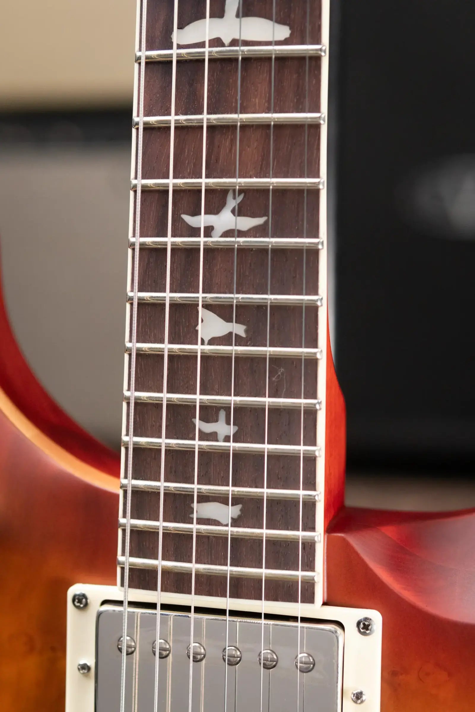 PRS SE Exotic McCarty 594 Electric Guitar - Laurel Burl Vintage Sunburst with Gig Bag