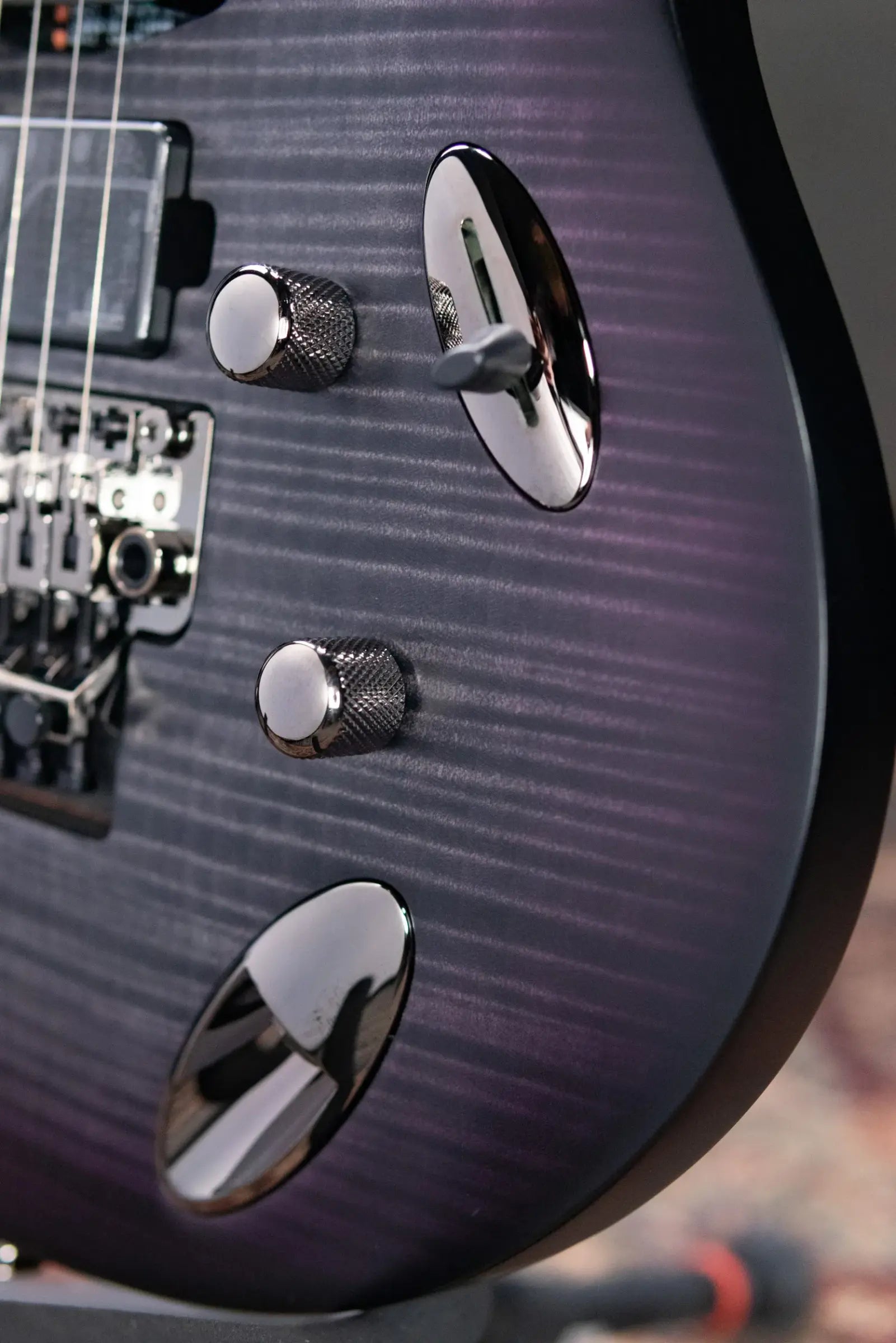 PRS SE Herman Li Signature Chleo Electric Guitar - Charcoal Purple Burst with Gig Bag