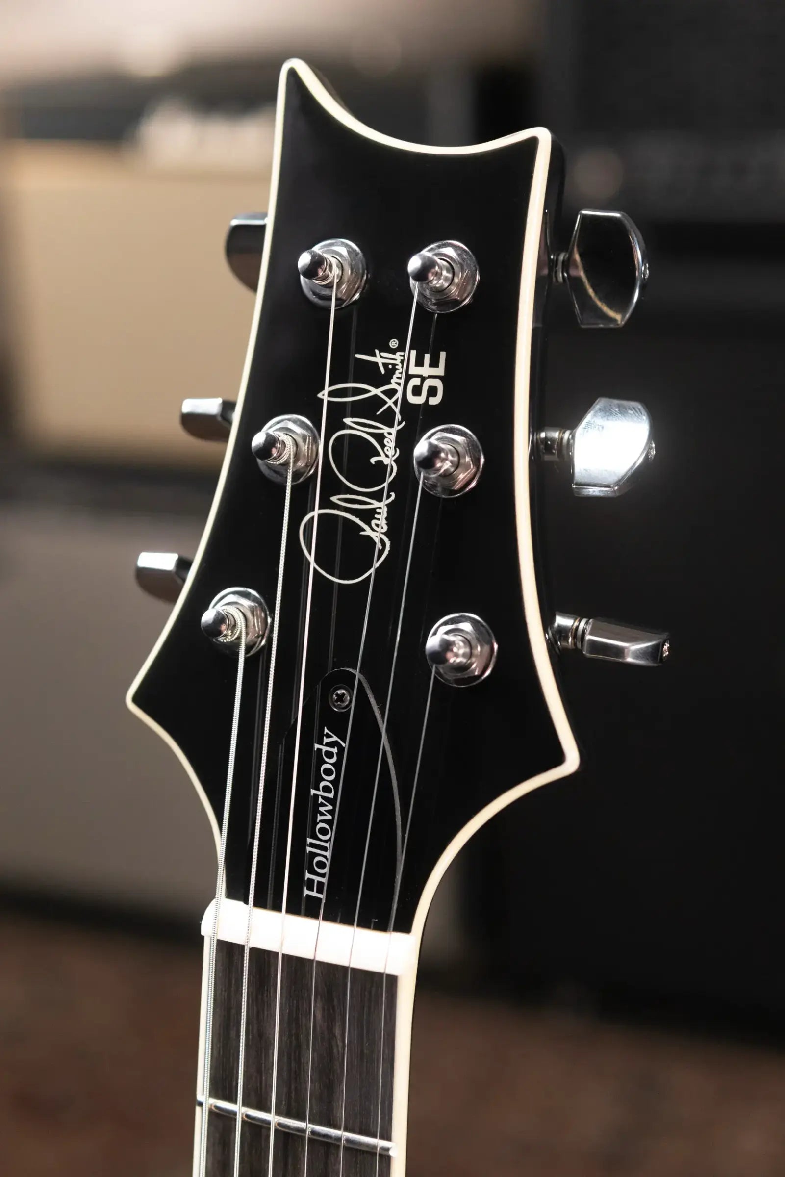 PRS SE Hollowbody Standard Electric Guitar - Dog Hair Smokeburst with Hardshell Case