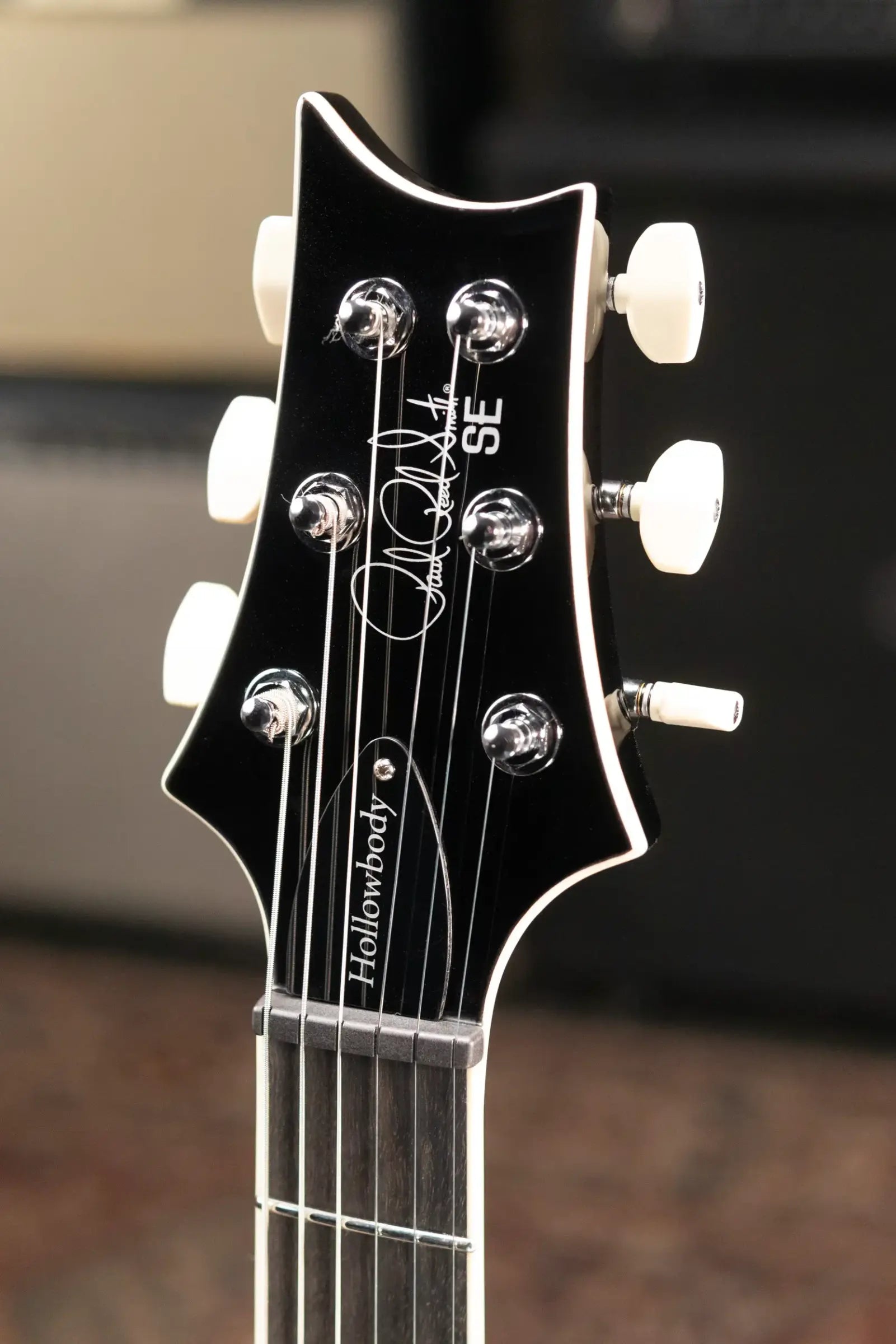 PRS SE Hollowbody Standard Electric Guitar - Dog Hair Smokeburst with Hardshell Case