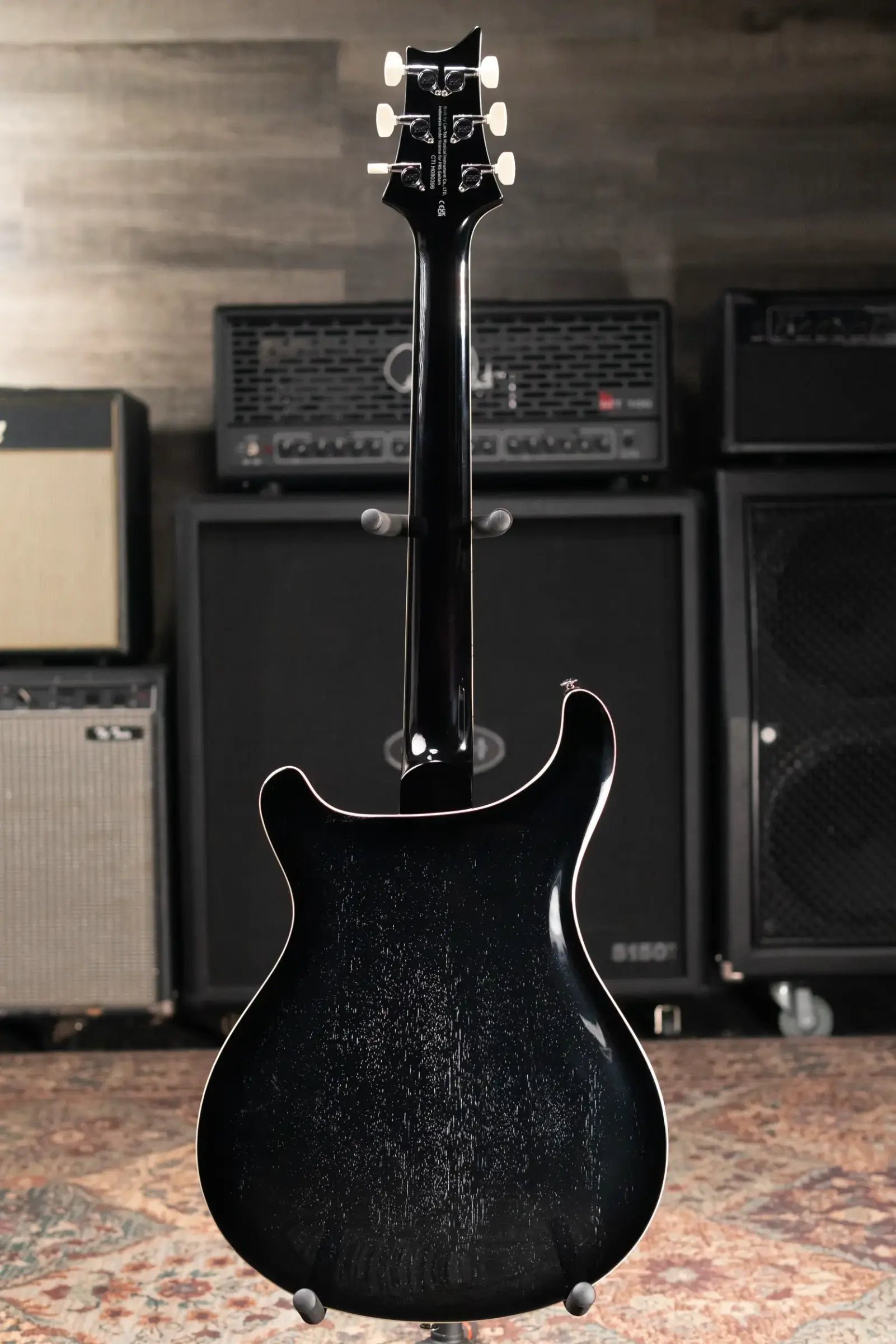 PRS SE Hollowbody Standard Electric Guitar - Dog Hair Smokeburst with Hardshell Case