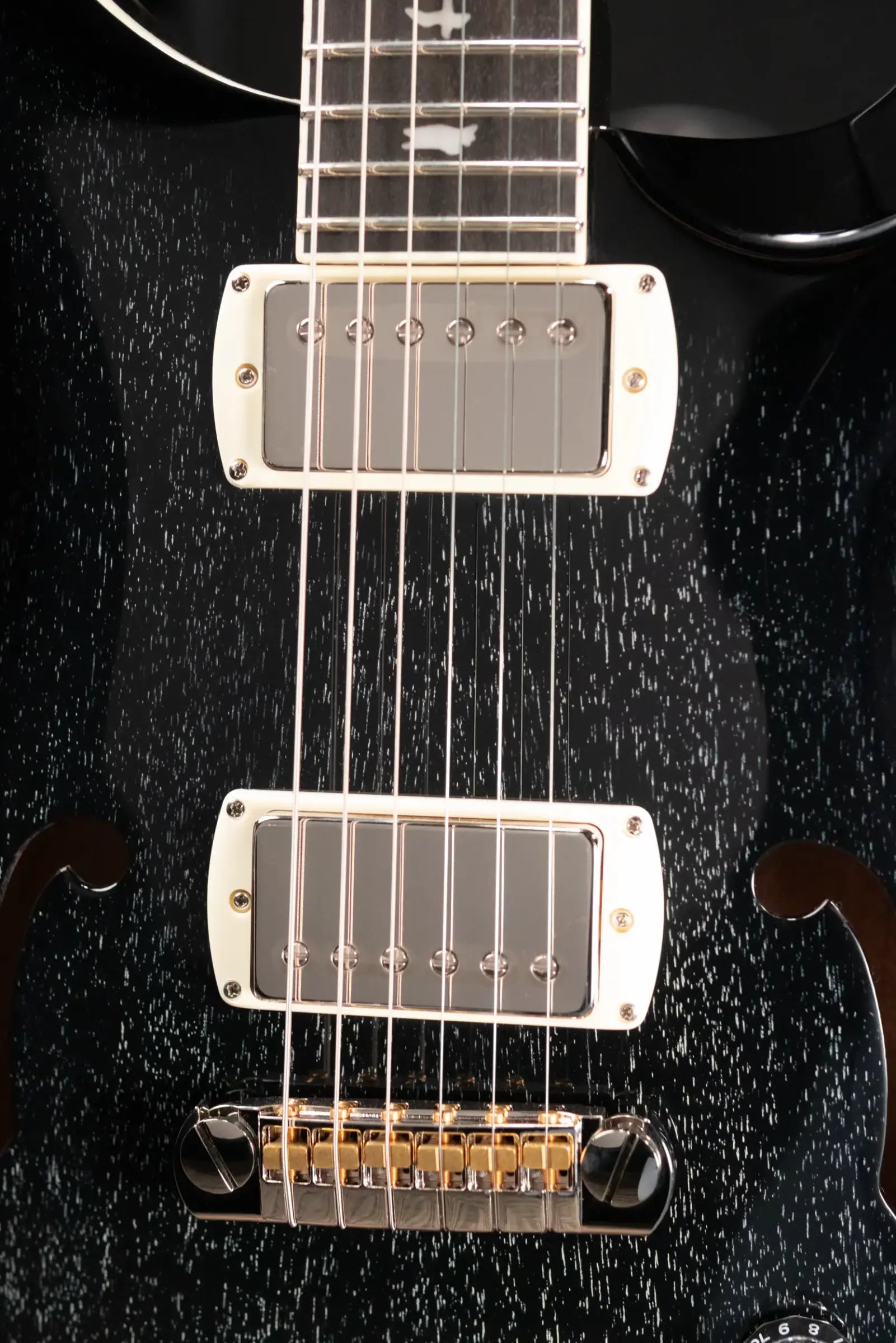 PRS SE Hollowbody Standard Electric Guitar - Dog Hair Smokeburst with Hardshell Case