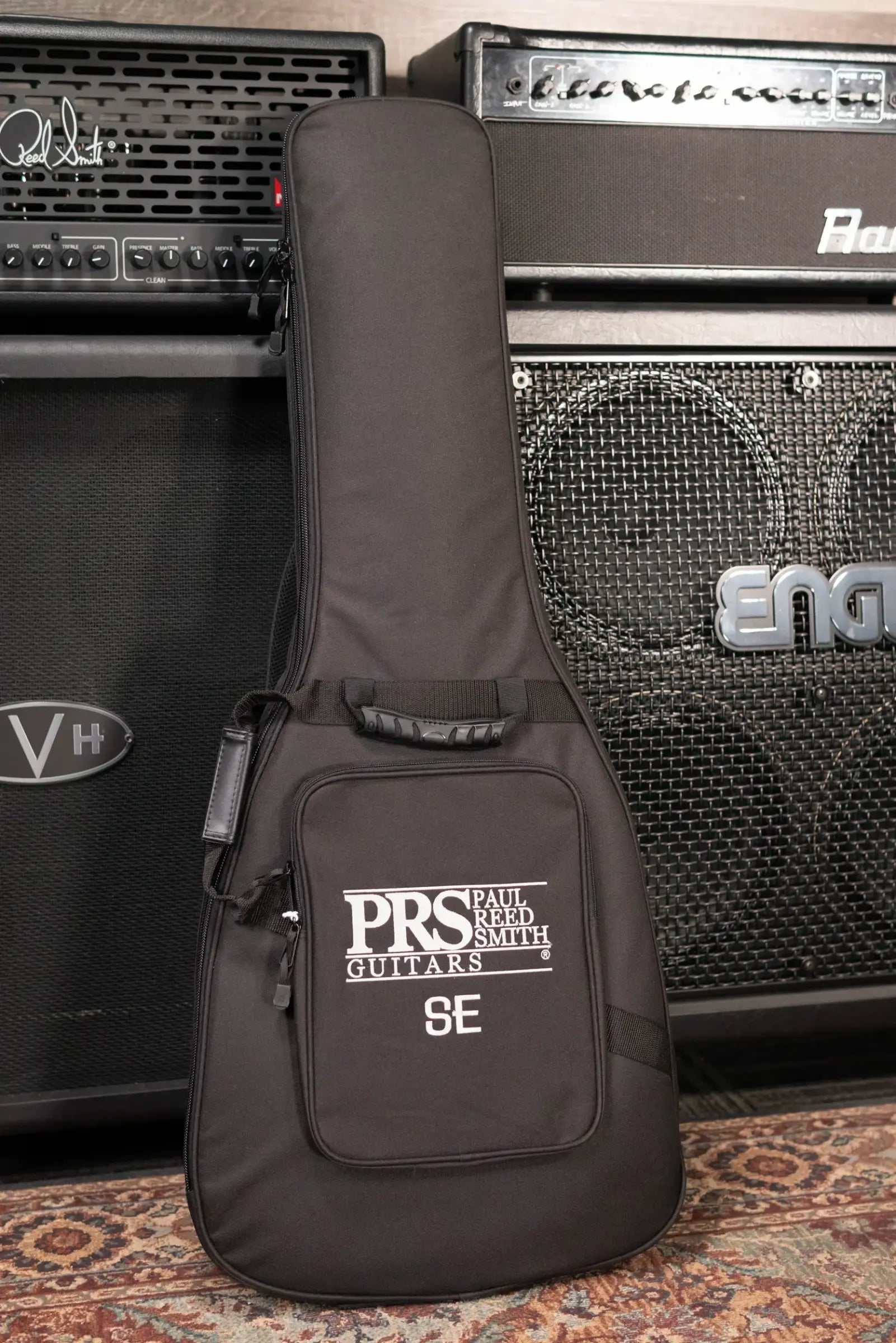 PRS SE Hollowbody Standard Electric Guitar - Dog Hair Smokeburst with Hardshell Case