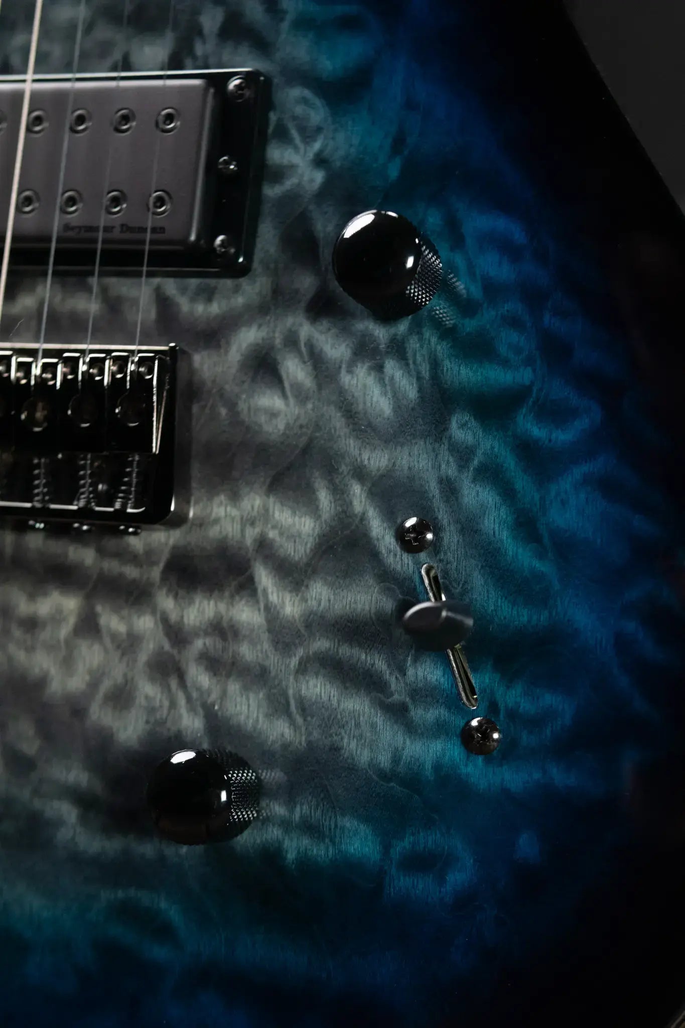 PRS SE Mark Holcomb 7-String Electric Guitar - Holcomb Blue Burst with Gig Bag