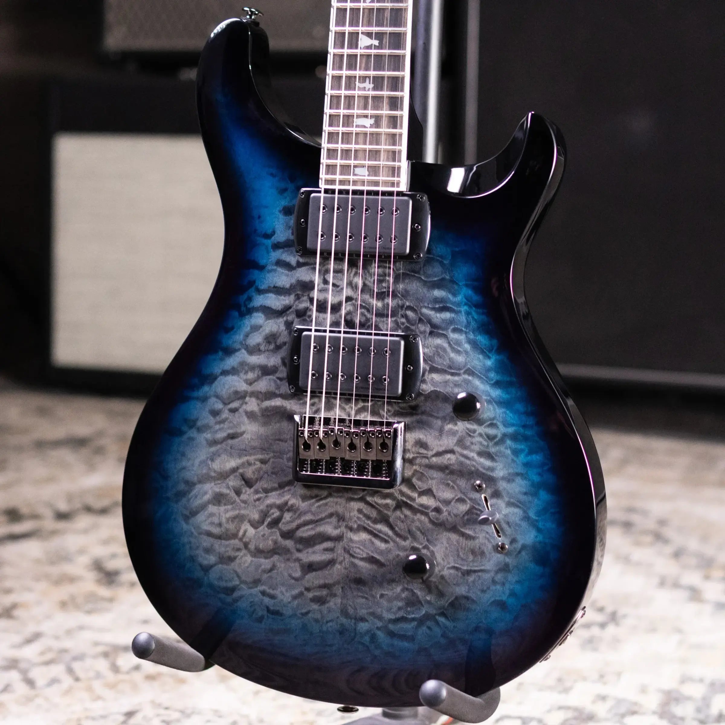 PRS SE Mark Holcomb Electric Guitar - Holcomb Blue Burst with Gig Bag