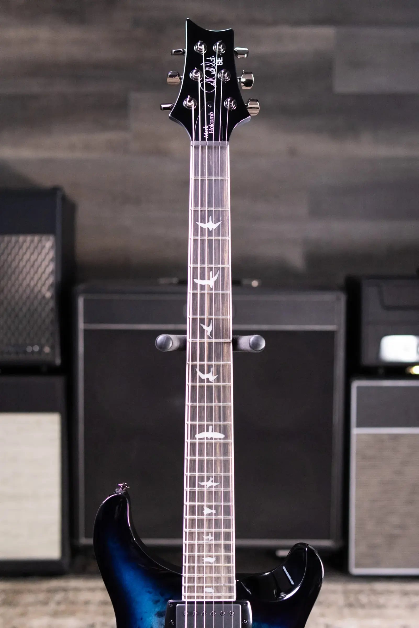PRS SE Mark Holcomb Electric Guitar - Holcomb Blue Burst with Gig Bag