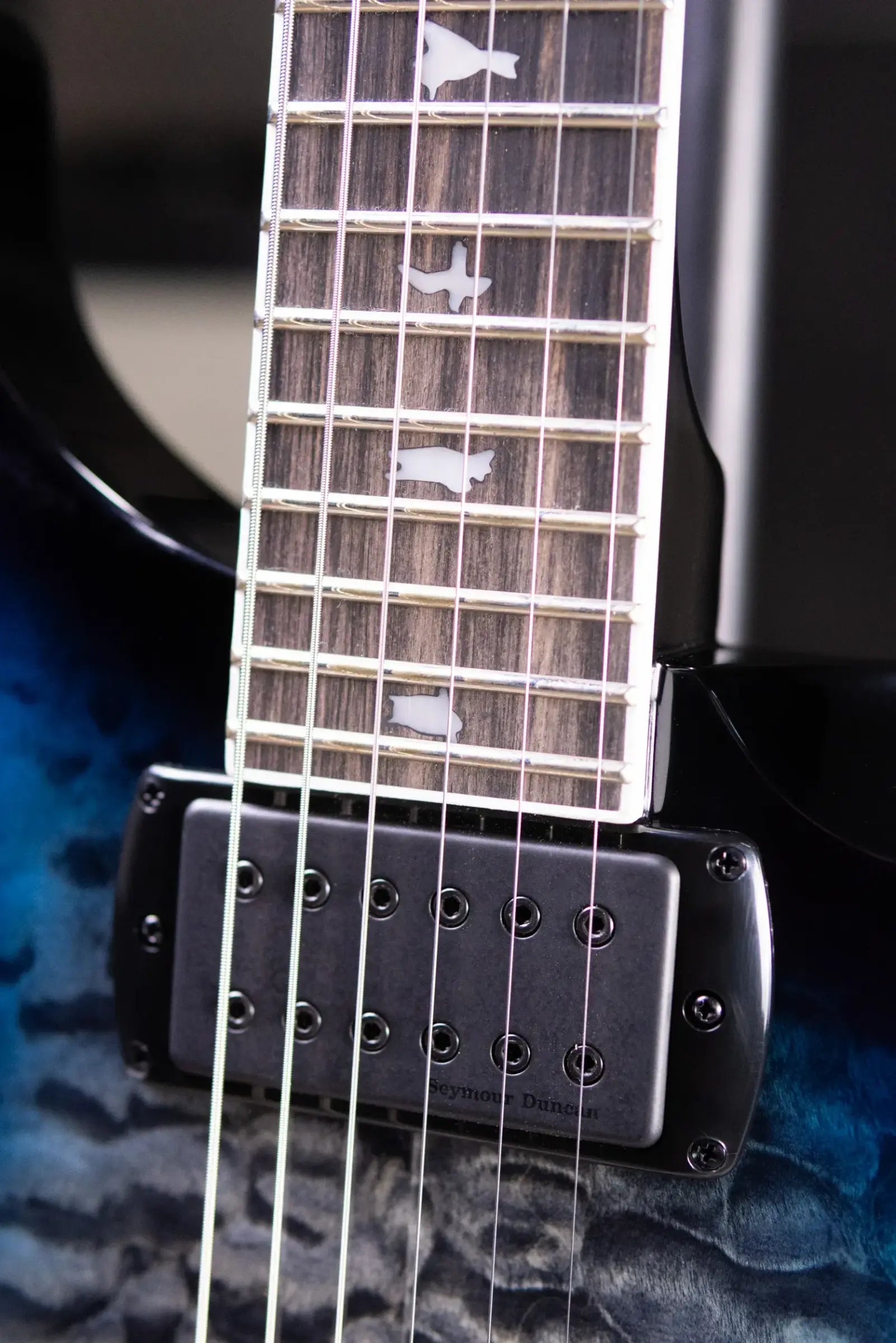 PRS SE Mark Holcomb Electric Guitar - Holcomb Blue Burst with Gig Bag