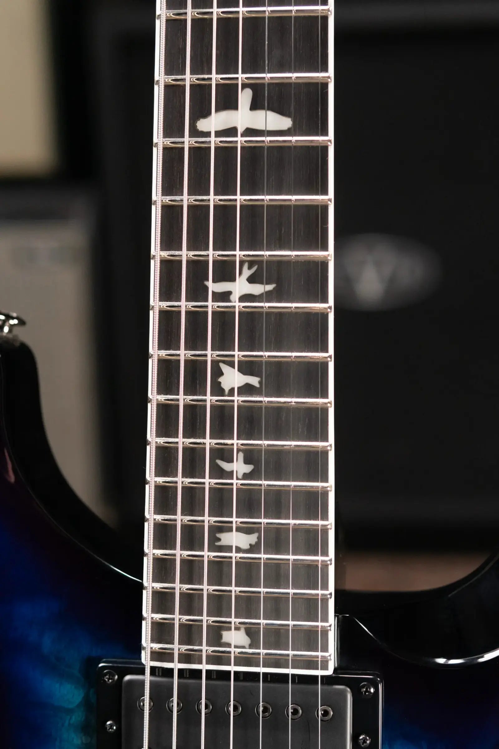 PRS SE Mark Holcomb Solid Body Electric Guitar - Holcomb Blue Burst with Gig Bag