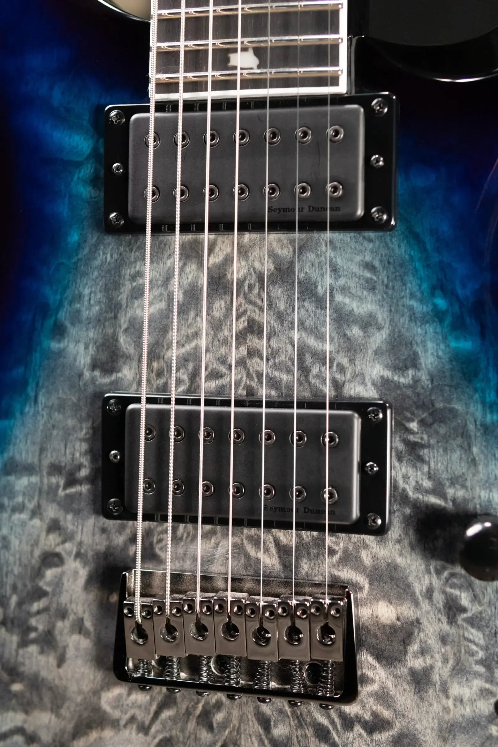 PRS SE Mark Holcomb Solid Body Electric Guitar - Holcomb Blue Burst with Gig Bag