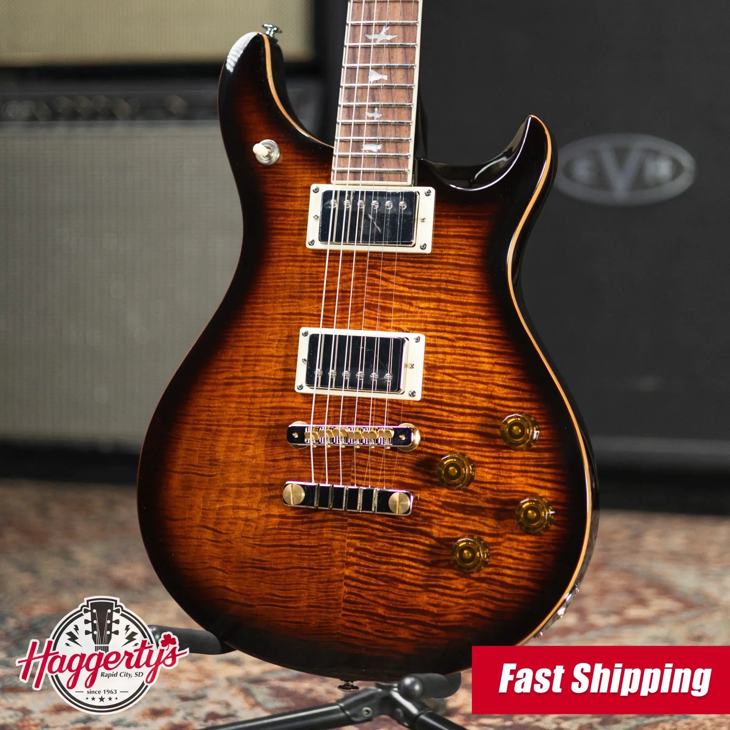 PRS SE McCarty 594 Electric Guitar - Black Gold Sunburst with Gig Bag