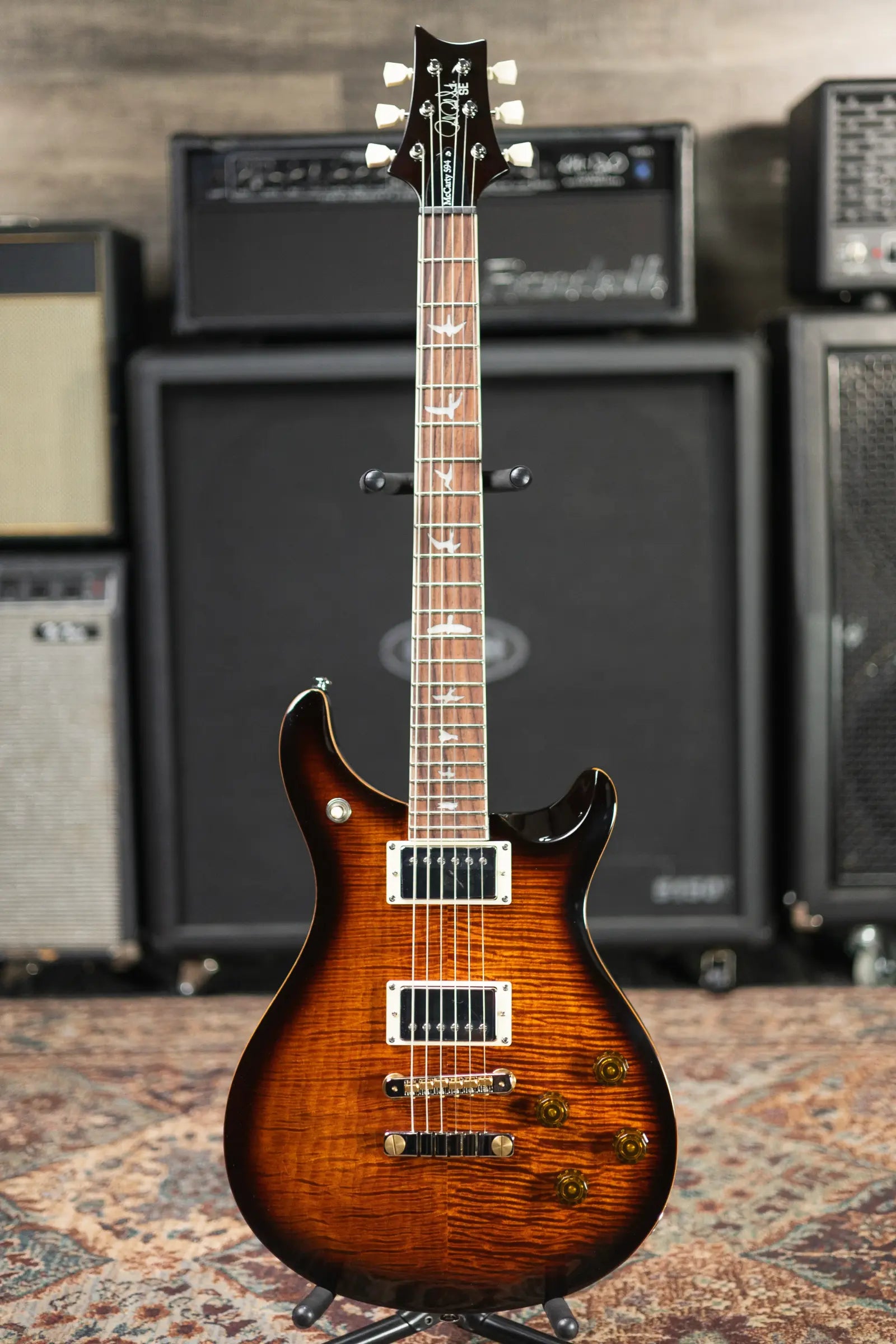 PRS SE McCarty 594 Electric Guitar - Black Gold Sunburst with Gig Bag