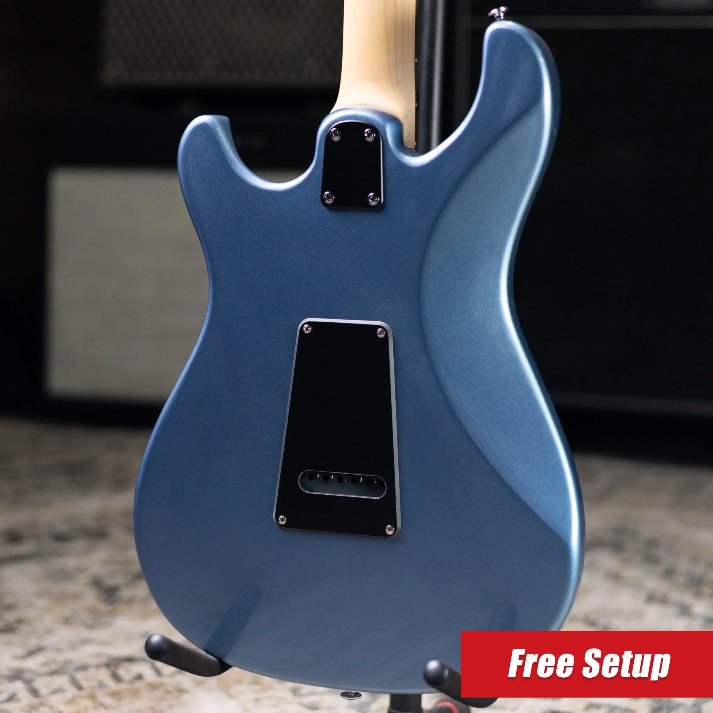 PRS SE NF3R Solid Body Electric Guitar - Ice Blue Metallic with Gig Bag