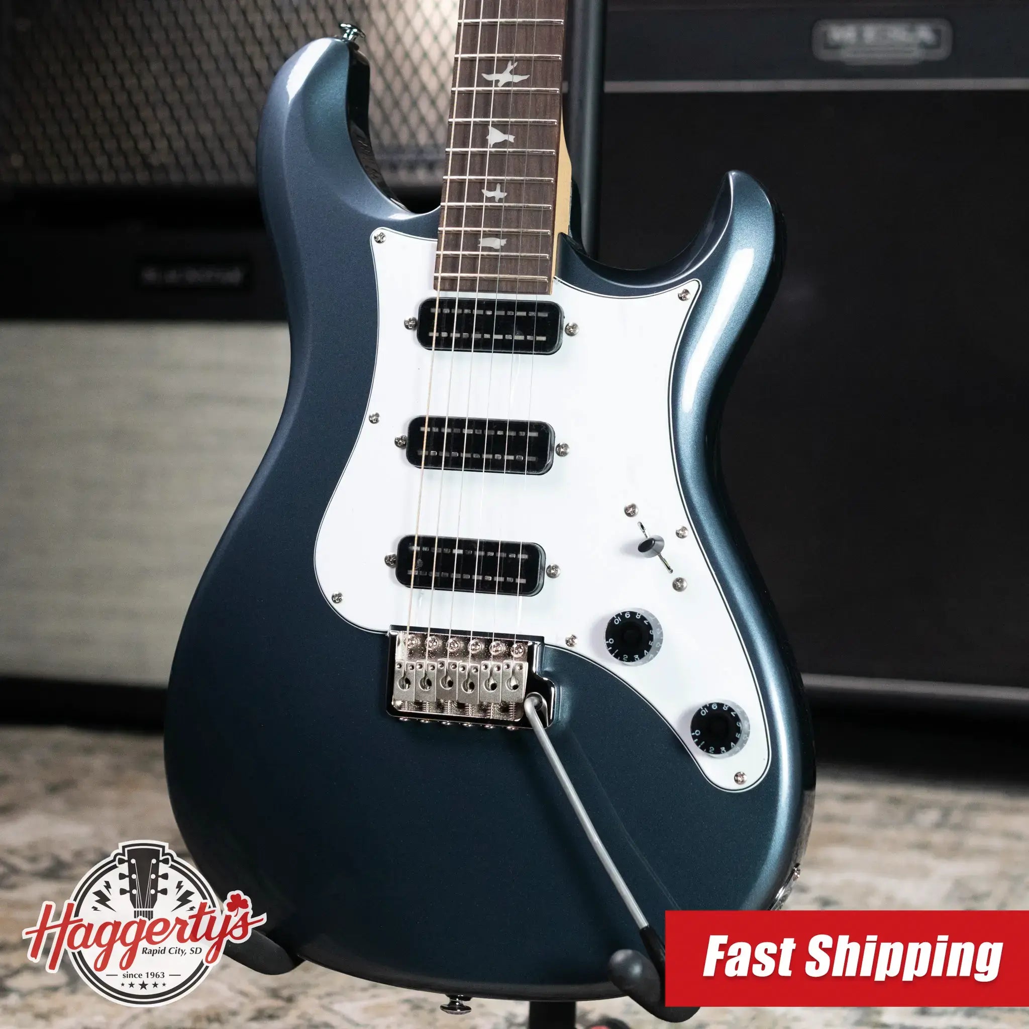 PRS SE NF3 Electric Guitar - Gun Metal Grey with Gig Bag