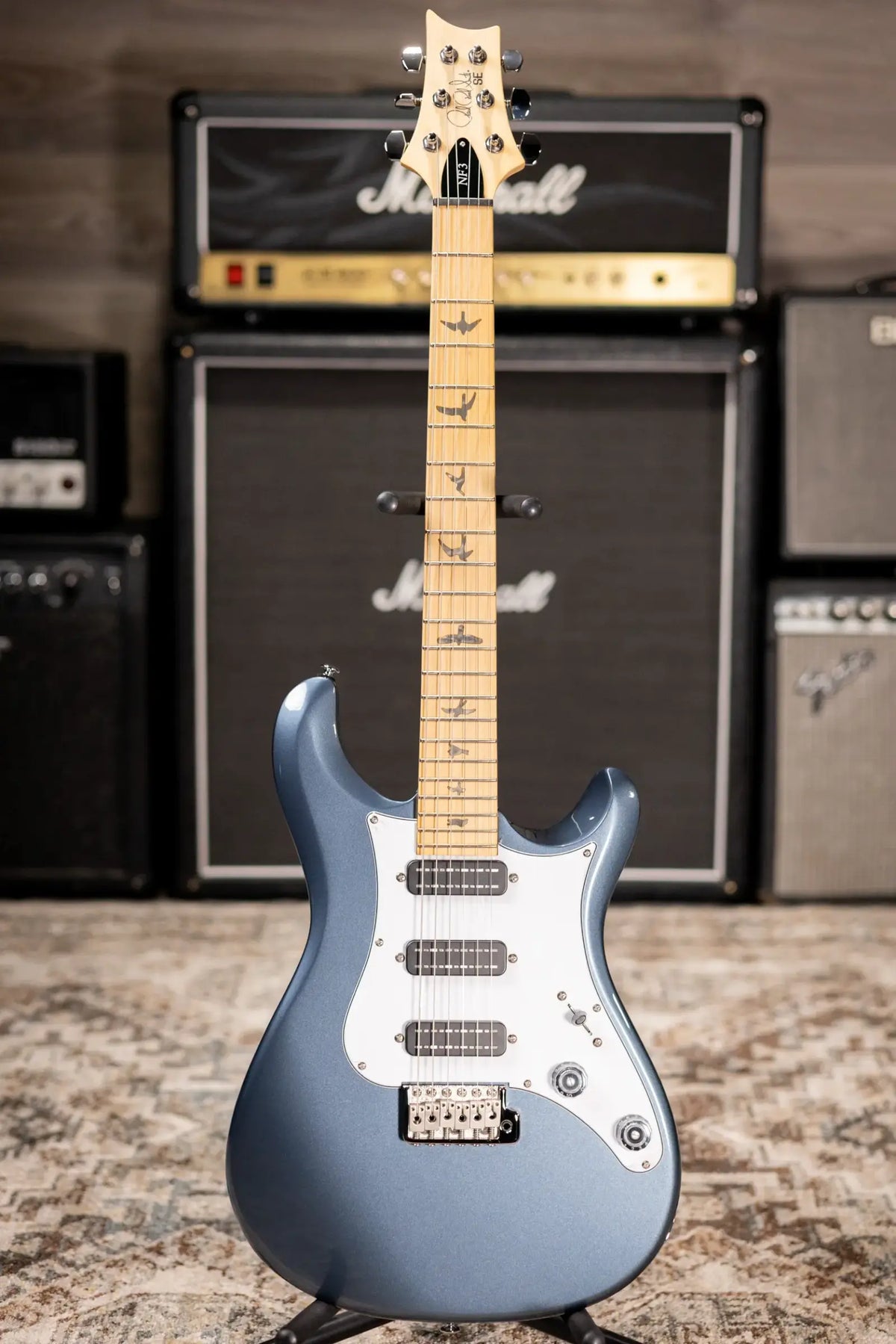 PRS SE NF3 Electric Guitar - Gun Metal Grey with Gig Bag
