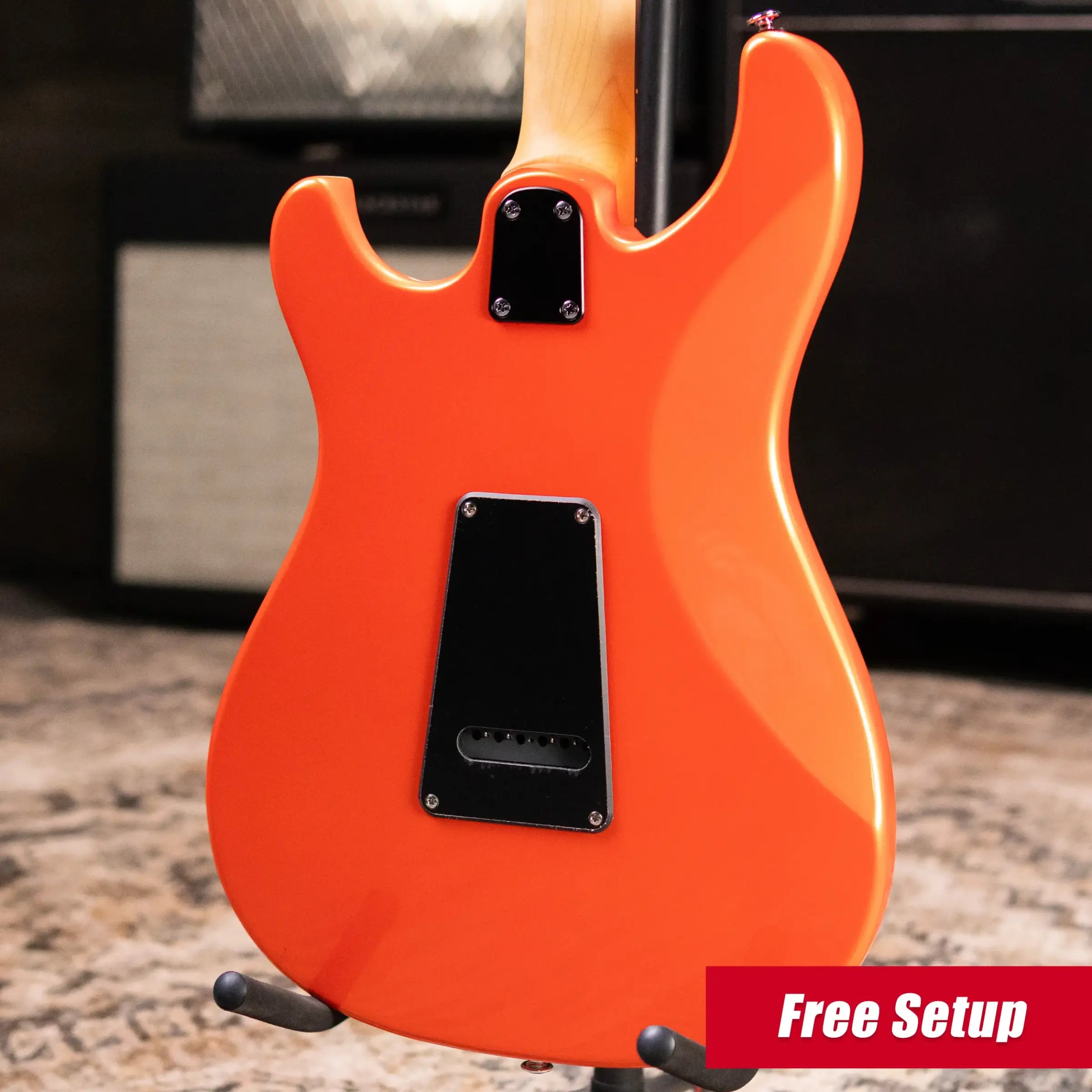 PRS SE NF3 Rosewood Fretboard Electric Guitar - Metallic Orange with Gig Bag