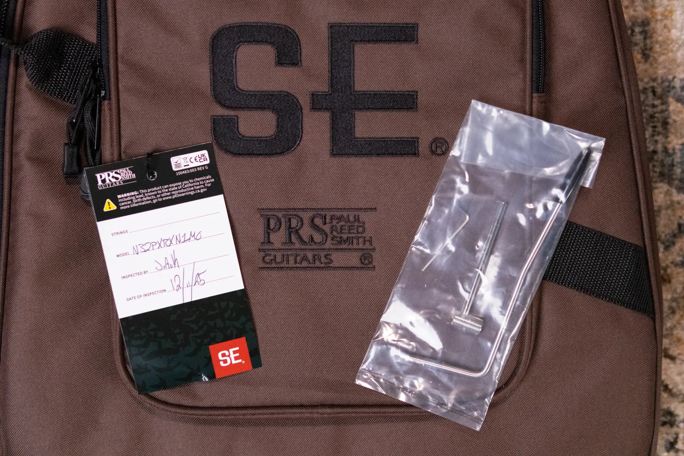 PRS SE NF3 Rosewood Fretboard Electric Guitar - Metallic Orange with Gig Bag