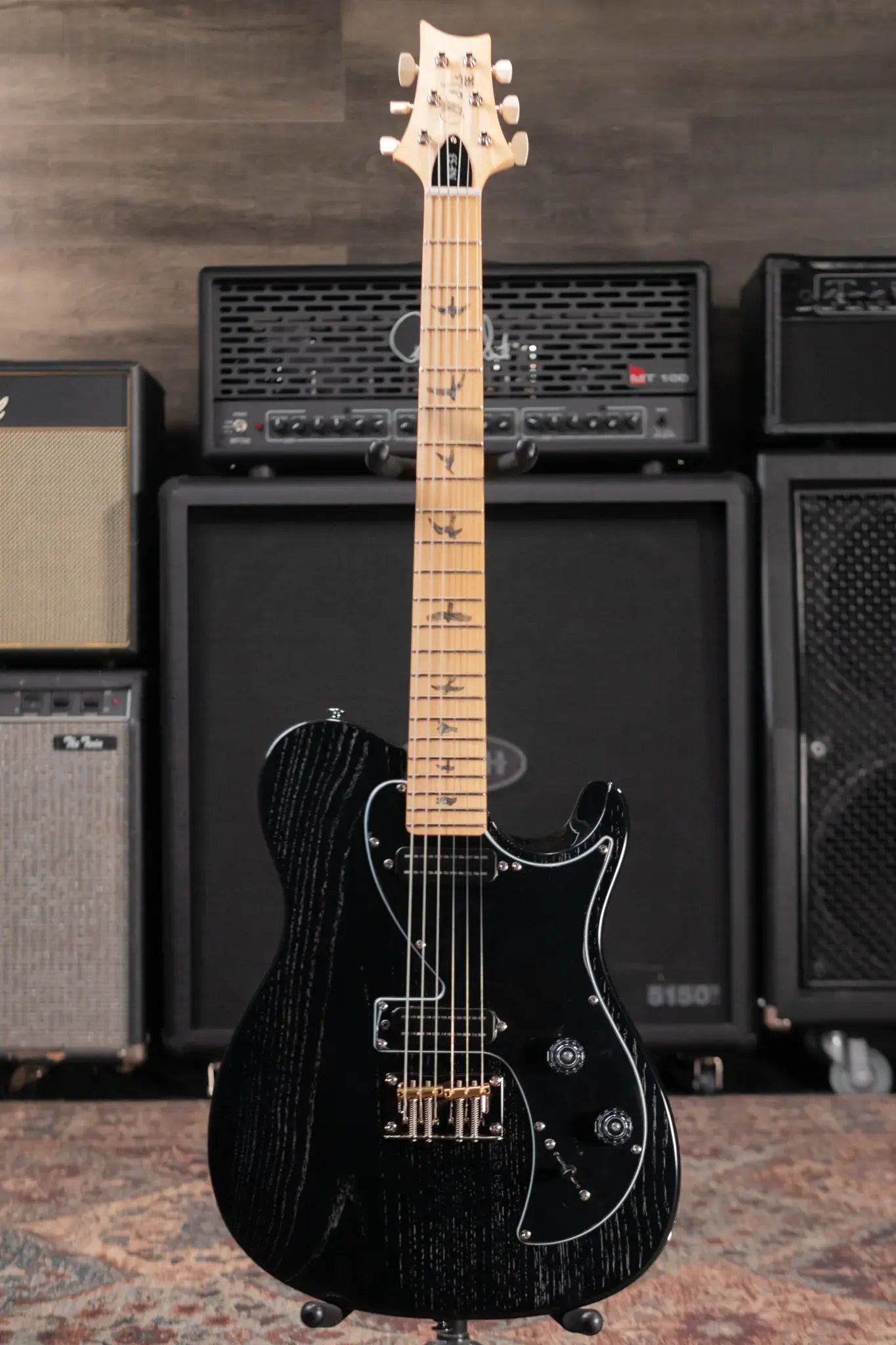 PRS SE NF53 Bolt-On Electric Guitar - Black Doghair with Gig Bag