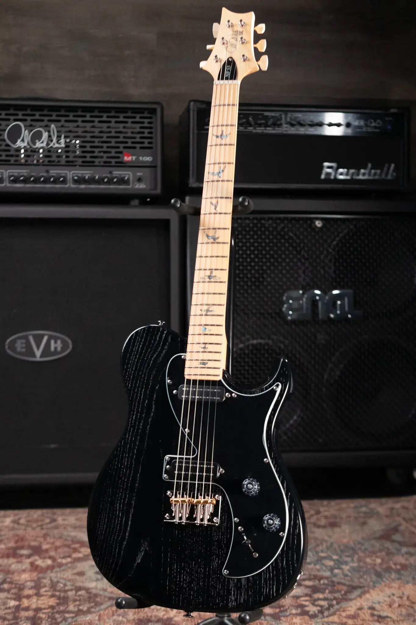 PRS SE NF53 Bolt-On Electric Guitar - Black Doghair with Gig Bag