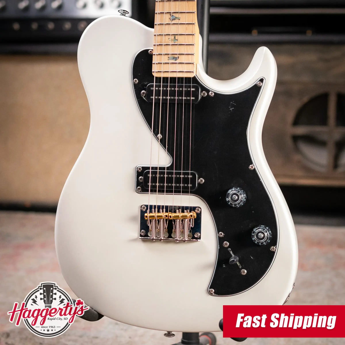 PRS SE NF53 Bolt-on Electric Guitar - White Pearl with Gig Bag - Demo