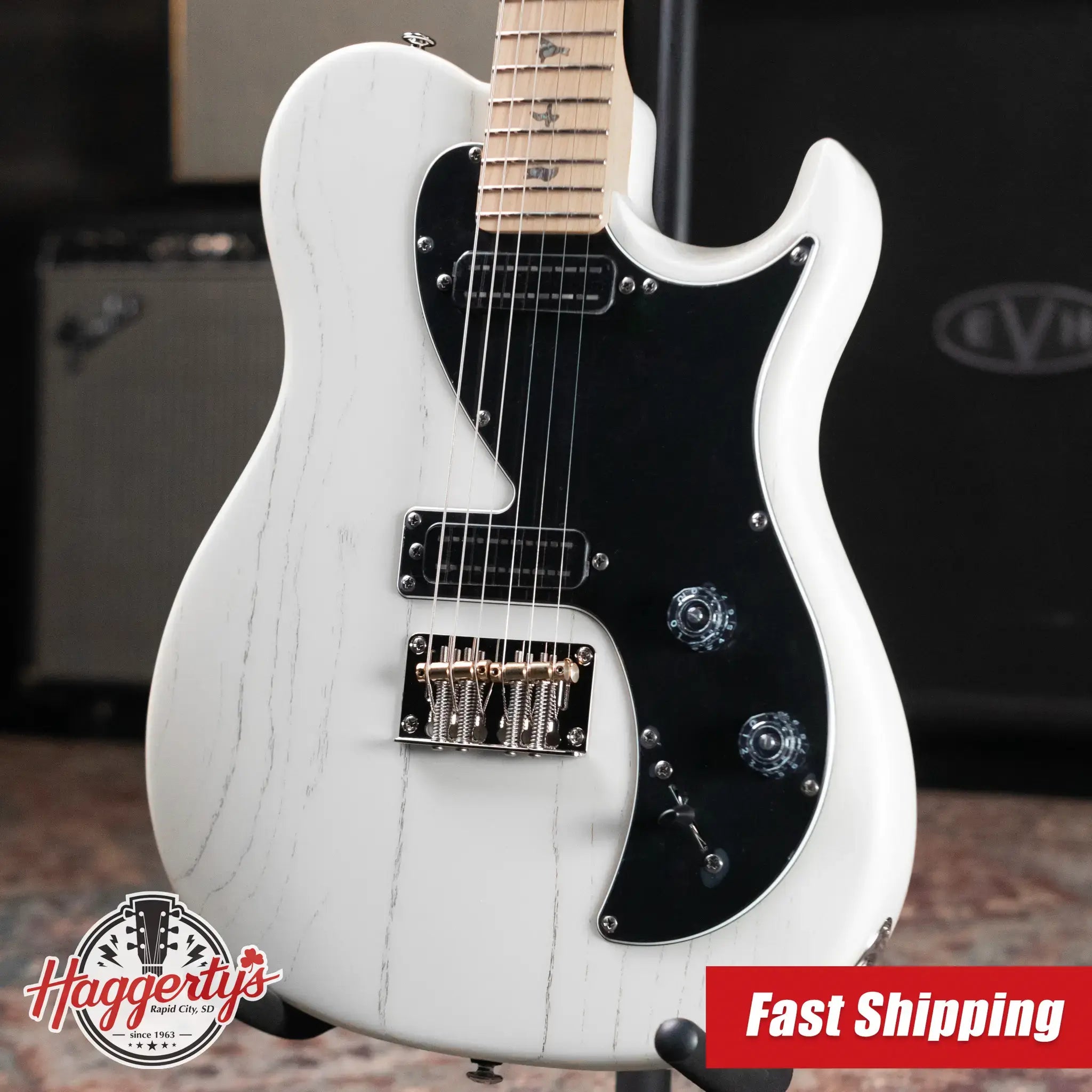 PRS SE NF 53 Electric Guitar - White Doghair with Gig Bag