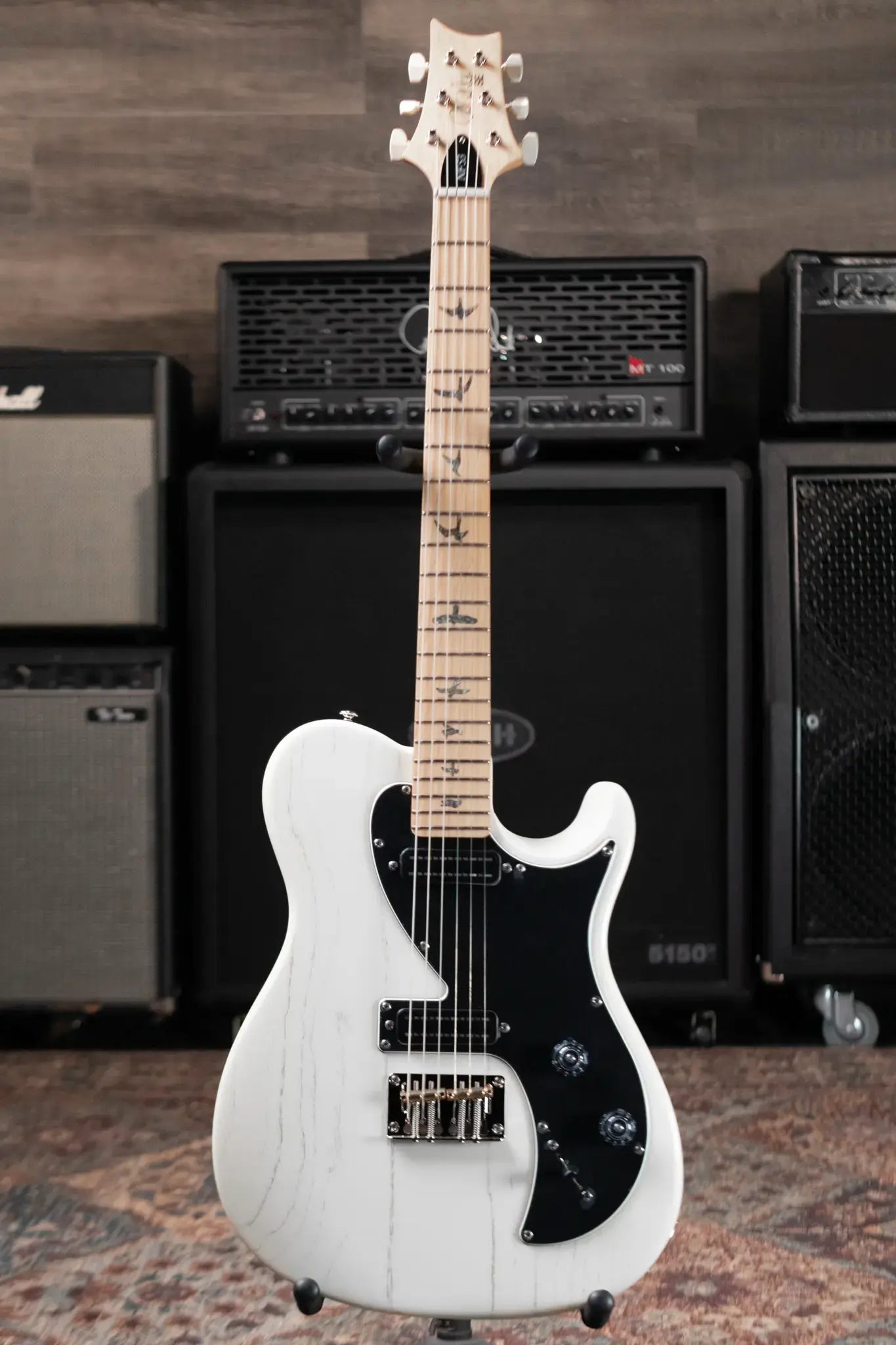 PRS SE NF 53 Electric Guitar - White Doghair with Gig Bag