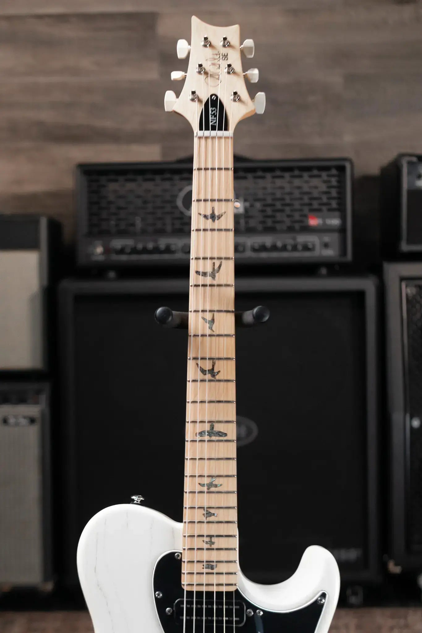 PRS SE NF 53 Electric Guitar - White Doghair with Gig Bag