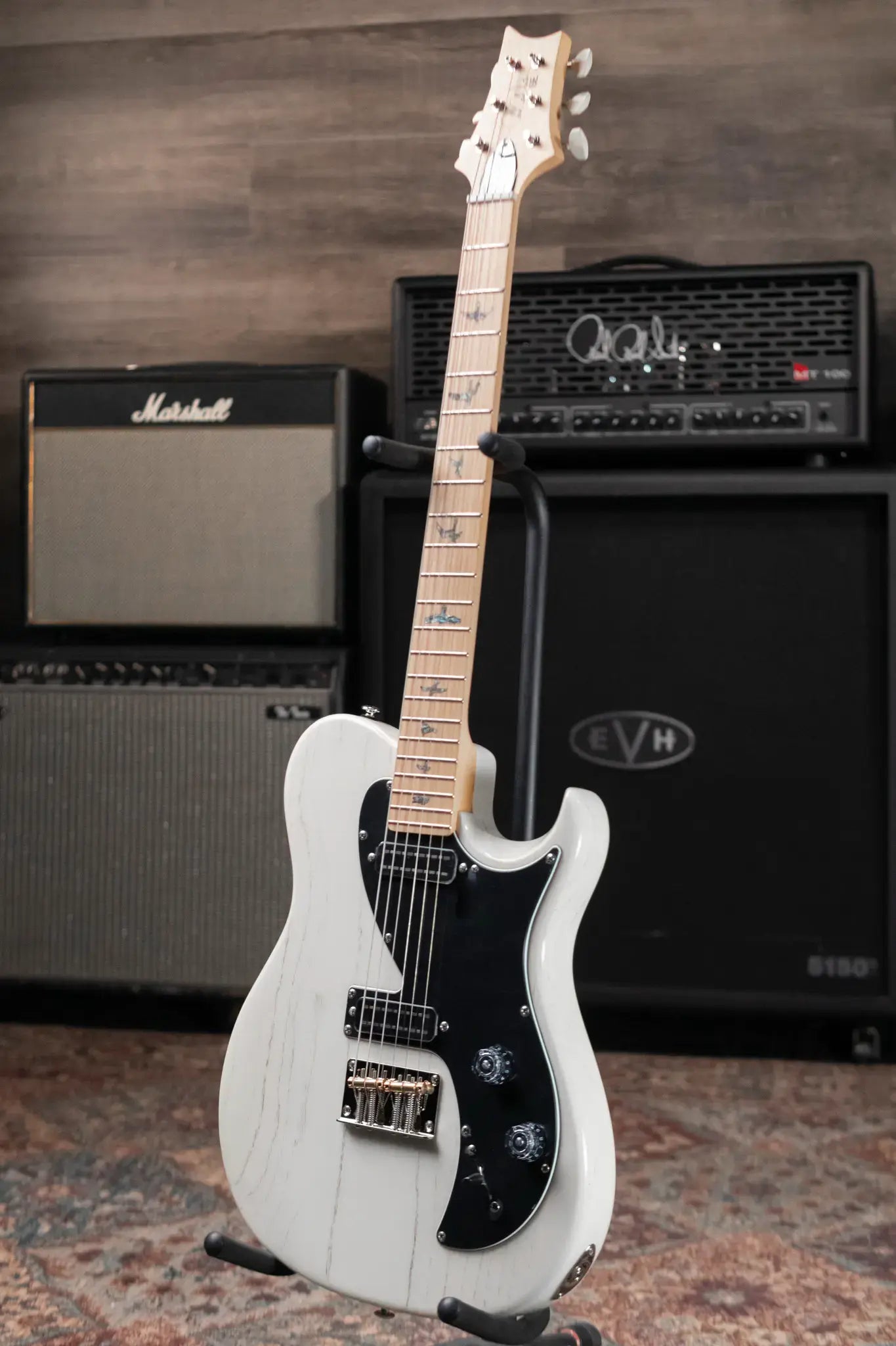 PRS SE NF 53 Electric Guitar - White Doghair with Gig Bag