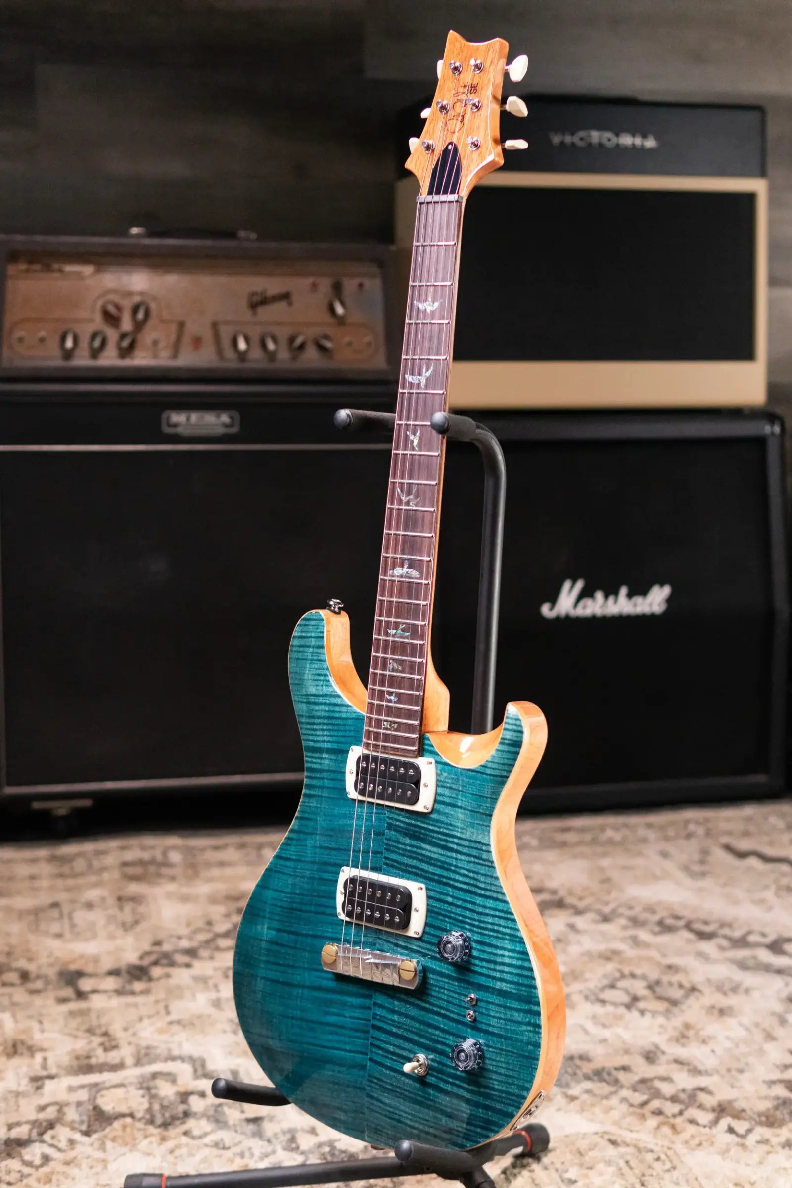 PRS SE Paul's Guitar Electric Guitar - Slate Blue with Gig Bag