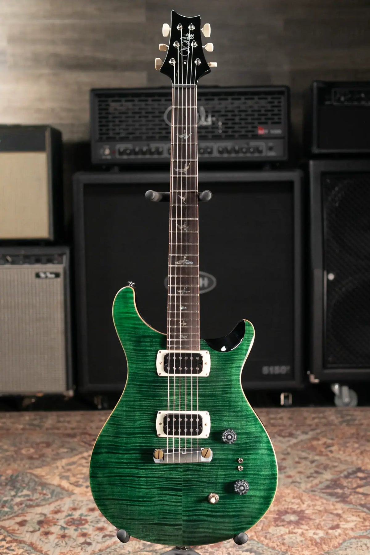 PRS SE Paul's Guitar Electric Guitar - Teal Black with Gig Bag