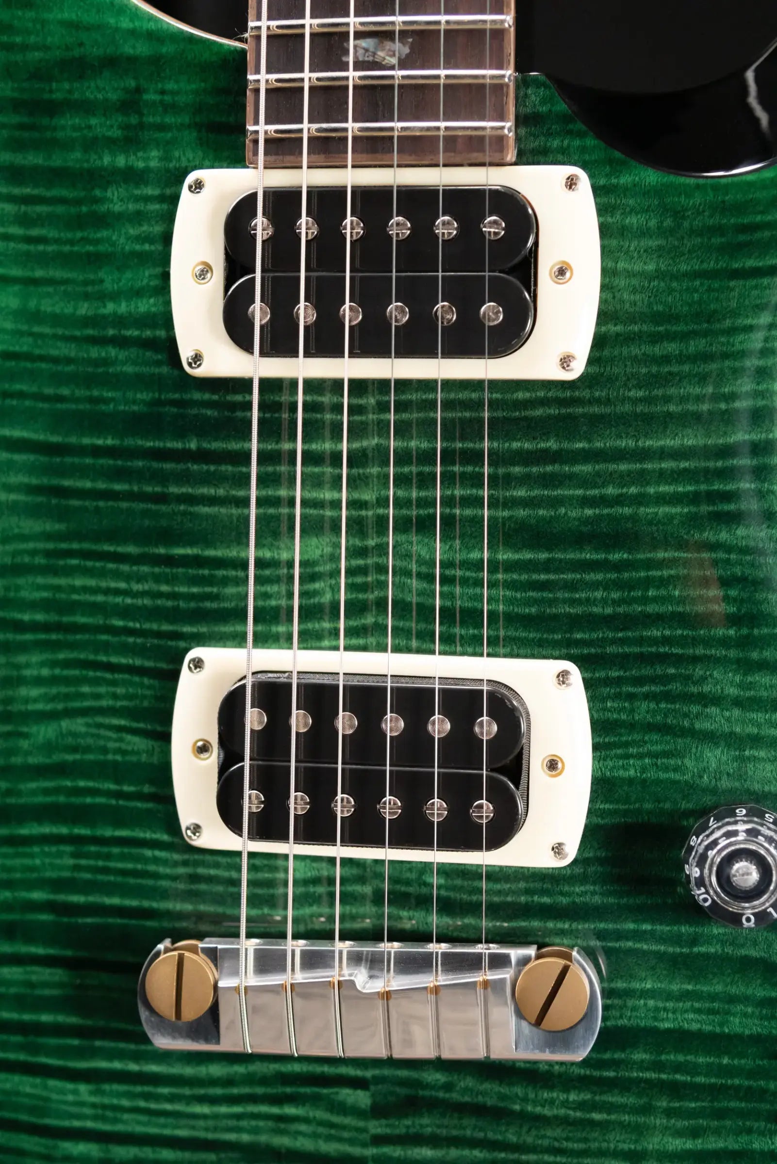 PRS SE Paul's Guitar Solidbody Electric Guitar - Teal Black with Gig Bag