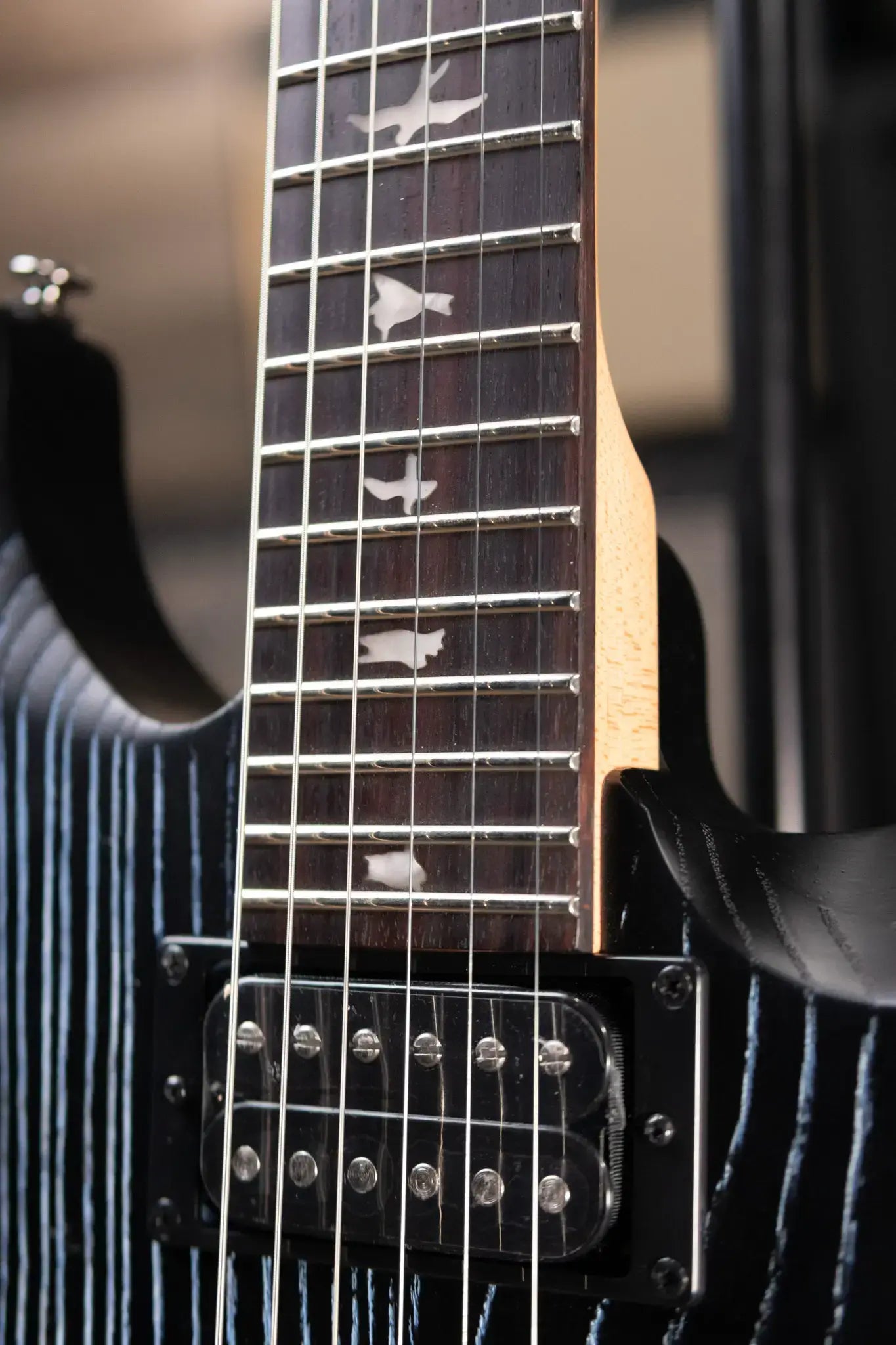 PRS SE Sandblasted CE 24 LTD Electric Guitar - Sandblasted Blue with Gig Bag