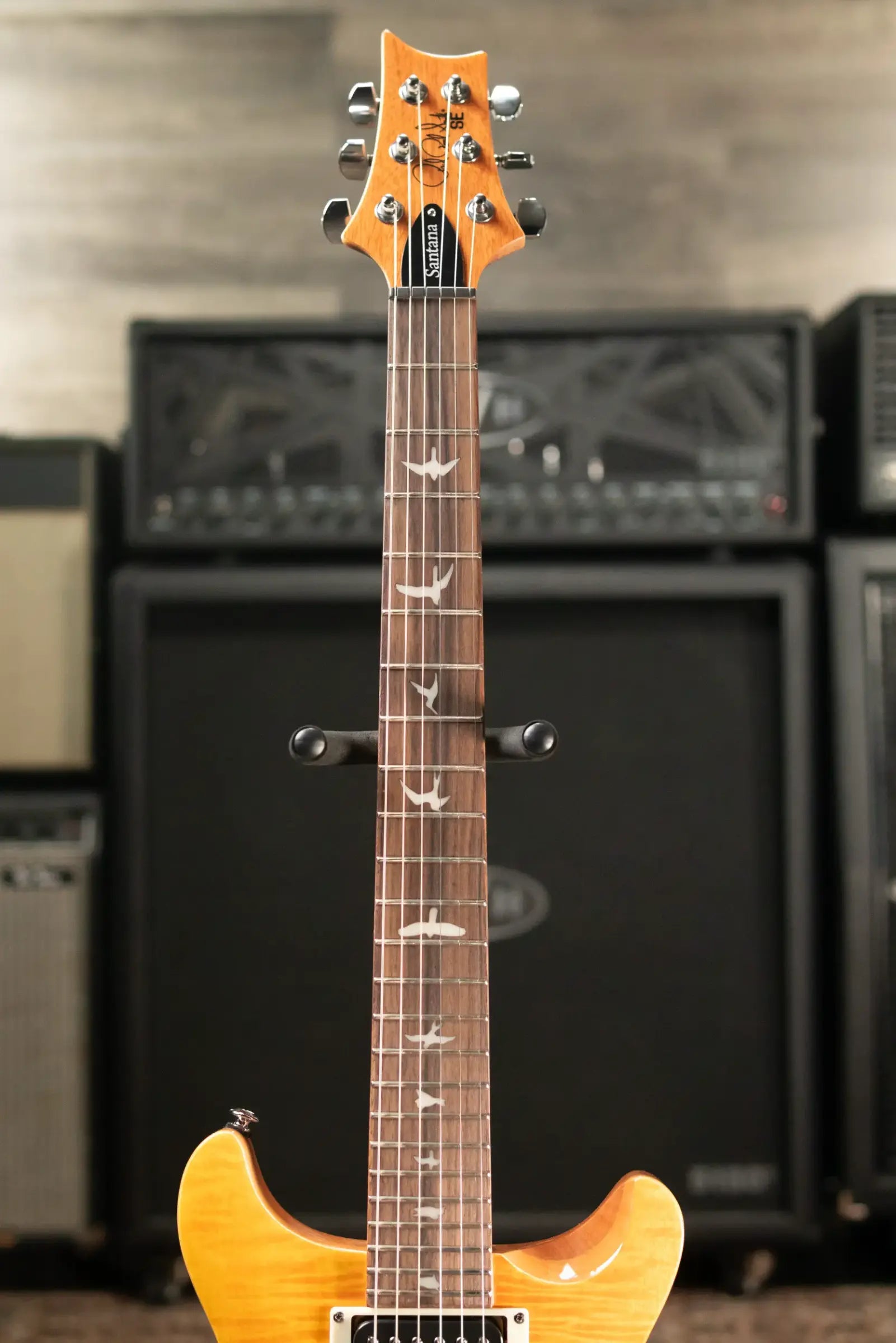 PRS SE Santana Electric Guitar - Santana Yellow with Gig Bag