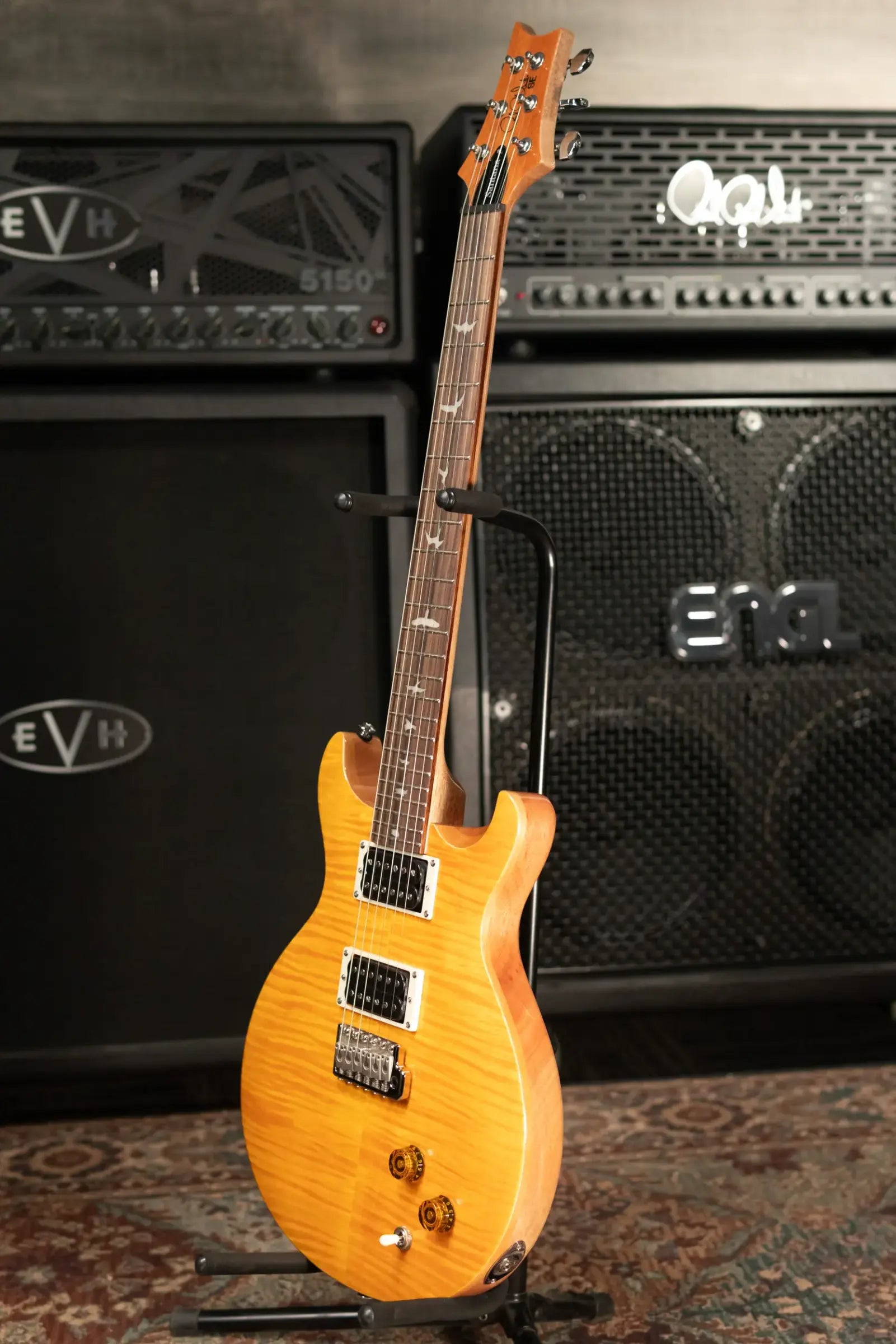 PRS SE Santana Electric Guitar - Santana Yellow with Gig Bag