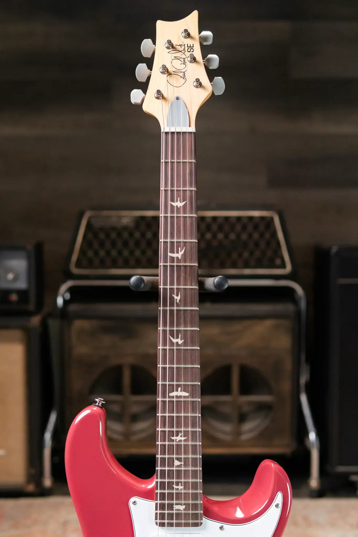 PRS SE Silver Sky Electric Guitar - Derby Red with Gig Bag