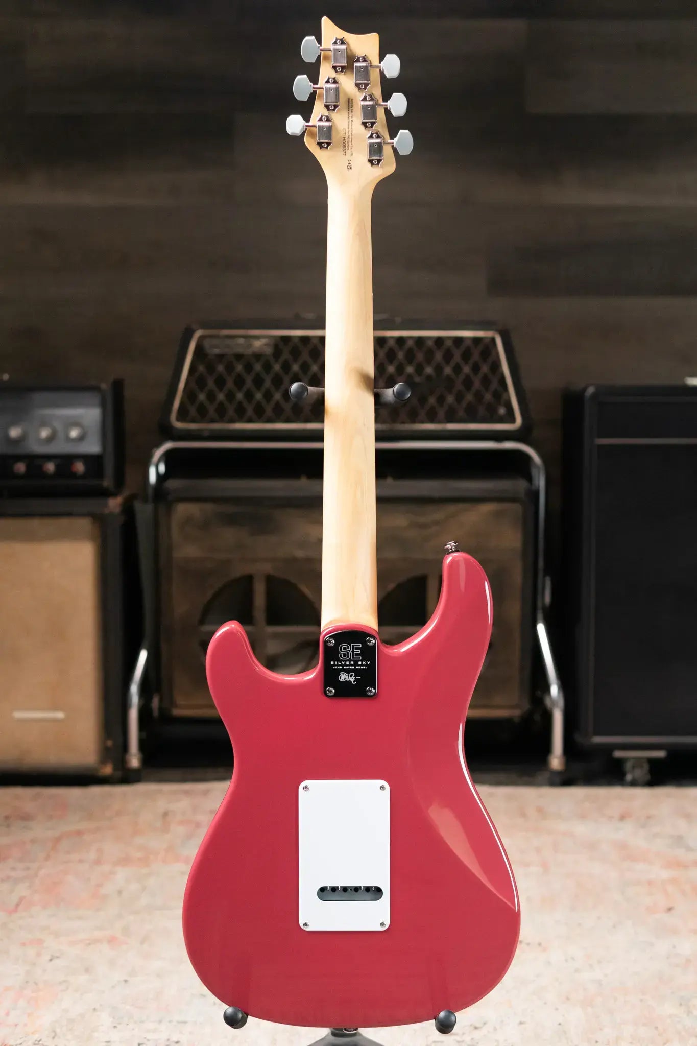 PRS SE Silver Sky Electric Guitar - Derby Red with Gig Bag