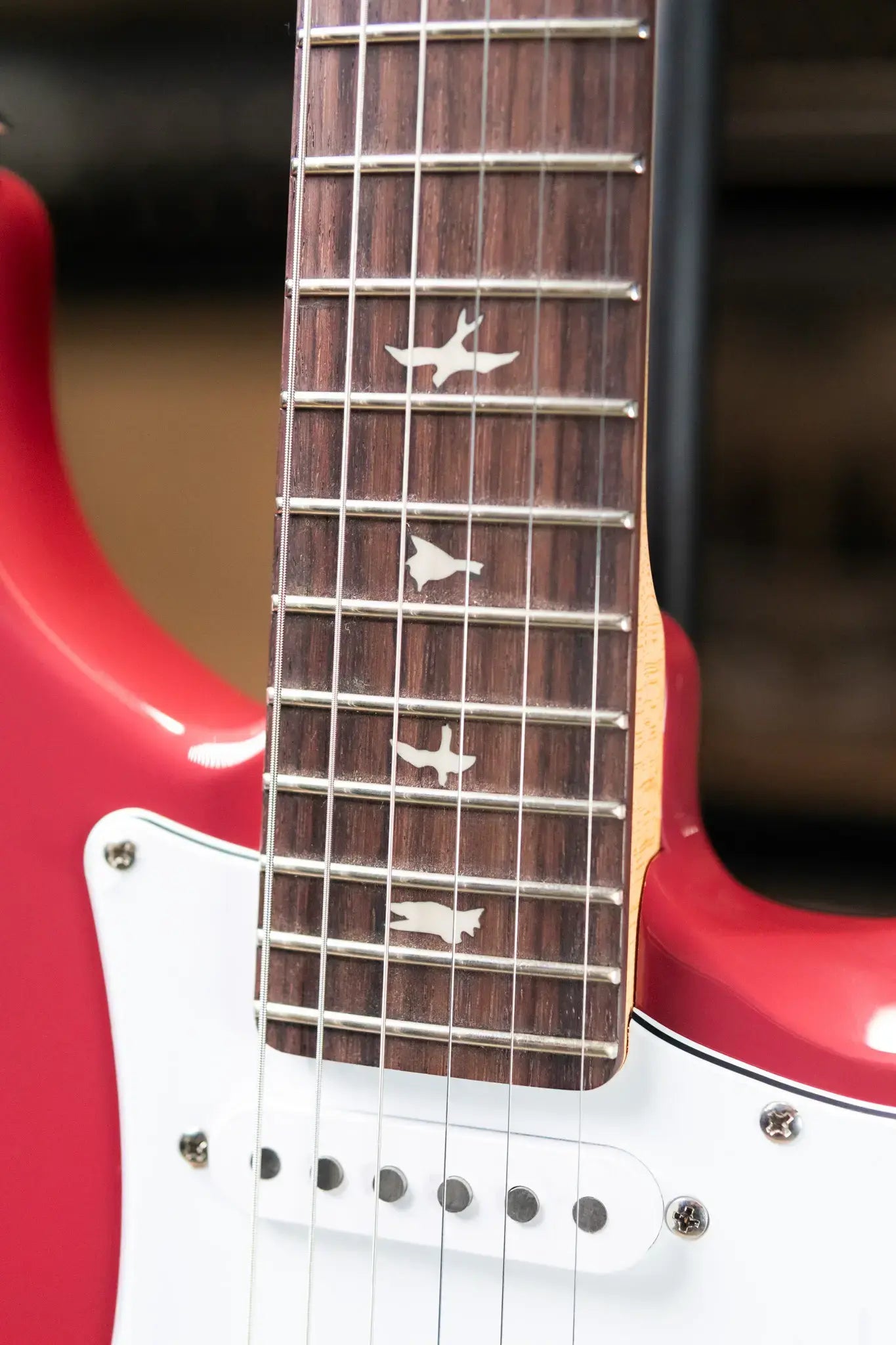 PRS SE Silver Sky Electric Guitar - Derby Red with Gig Bag