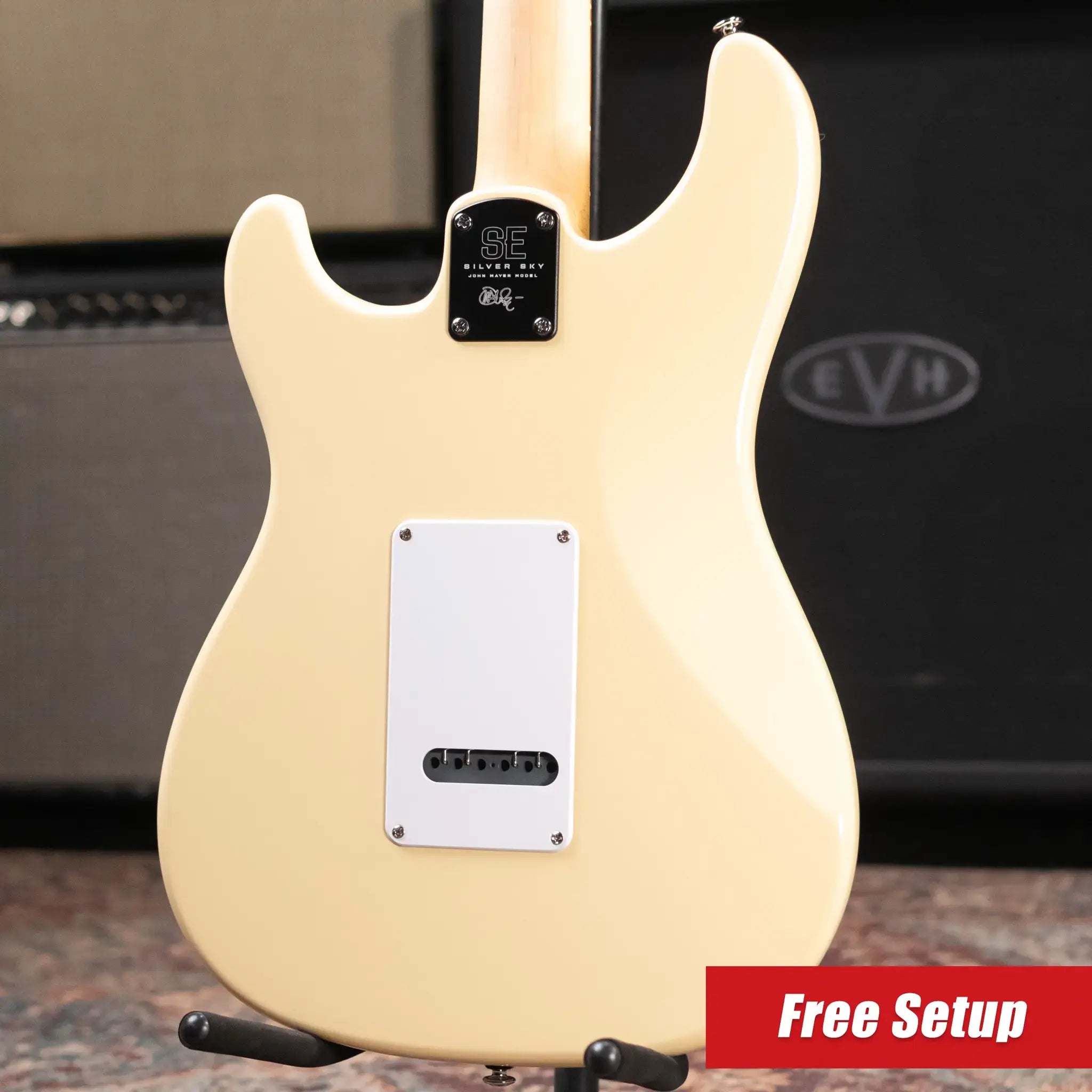 PRS SE Silver Sky Electric Guitar - Moon White with Gig Bag - Used