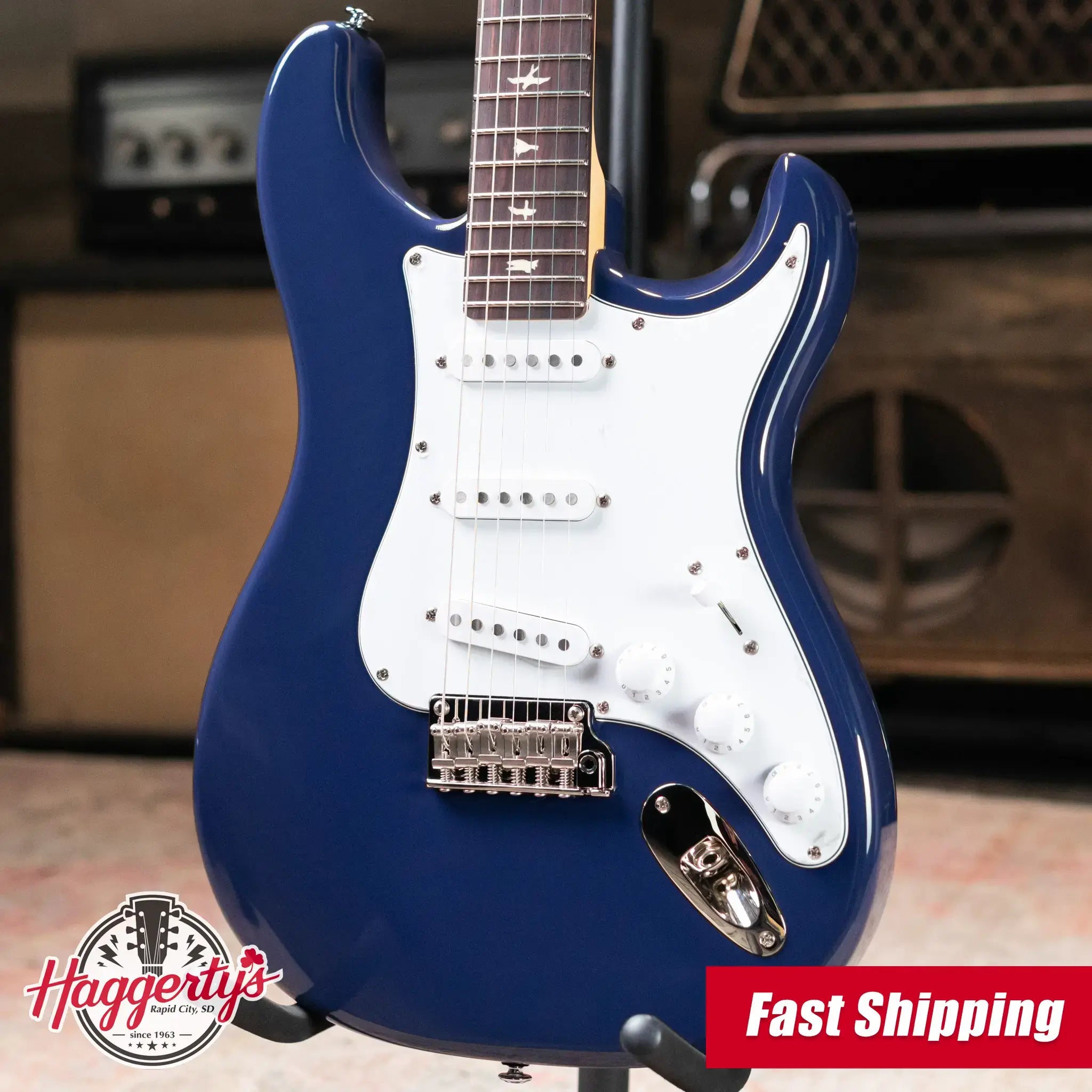 PRS SE Silver Sky Electric Guitar - Trad Blue