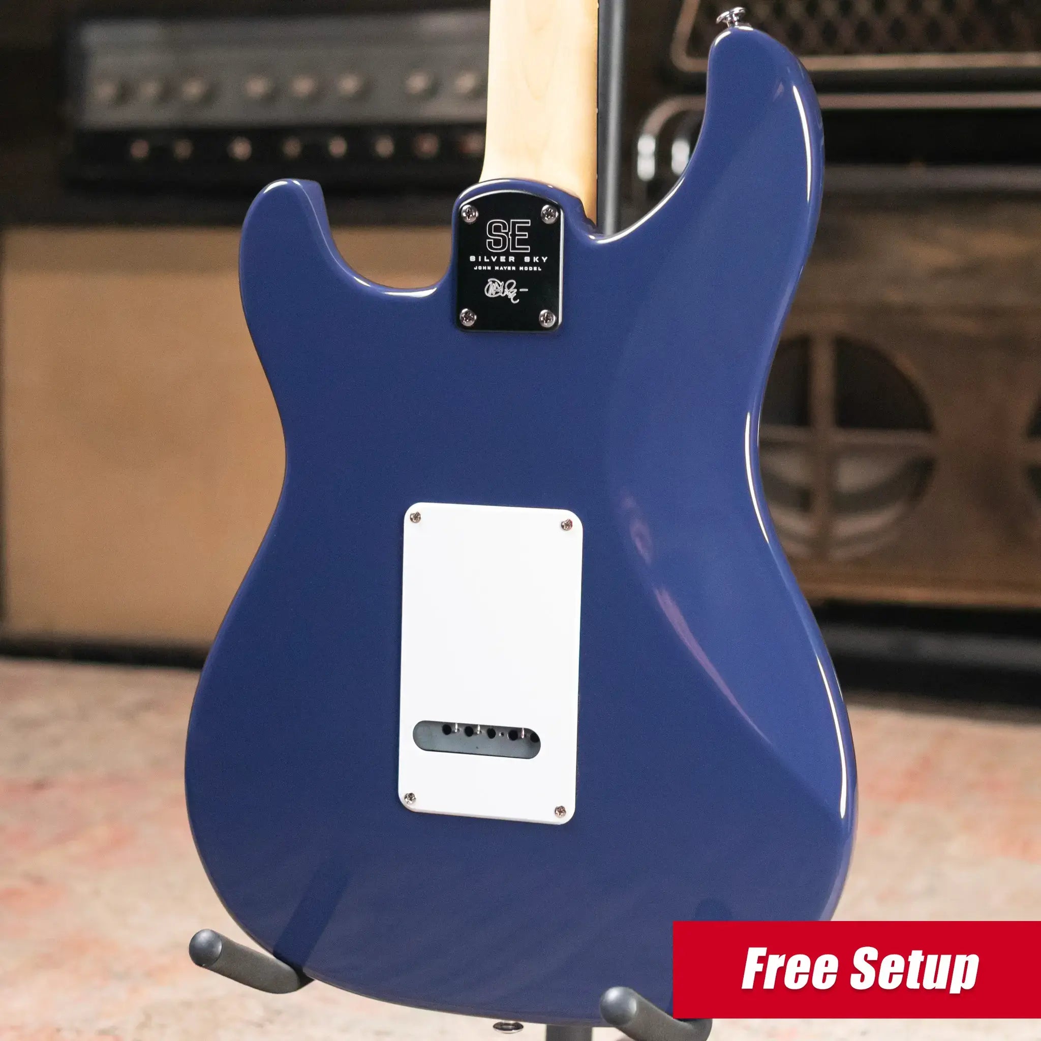 PRS SE Silver Sky Electric Guitar - Trad Blue with Gig Bag