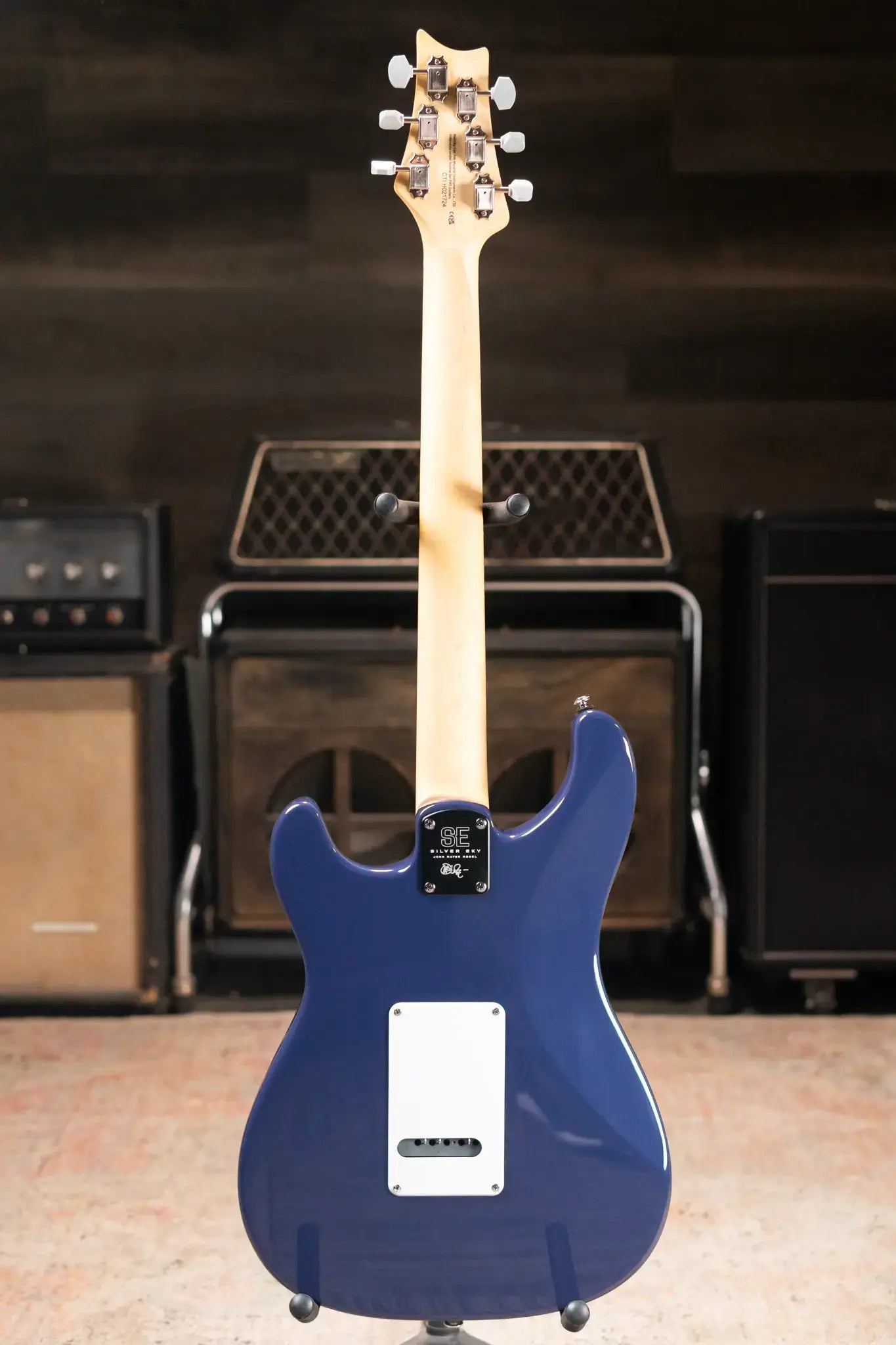 PRS SE Silver Sky Electric Guitar - Trad Blue with Gig Bag