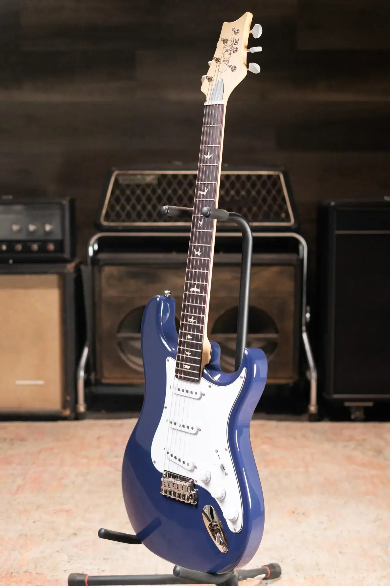 PRS SE Silver Sky Electric Guitar - Trad Blue with Gig Bag