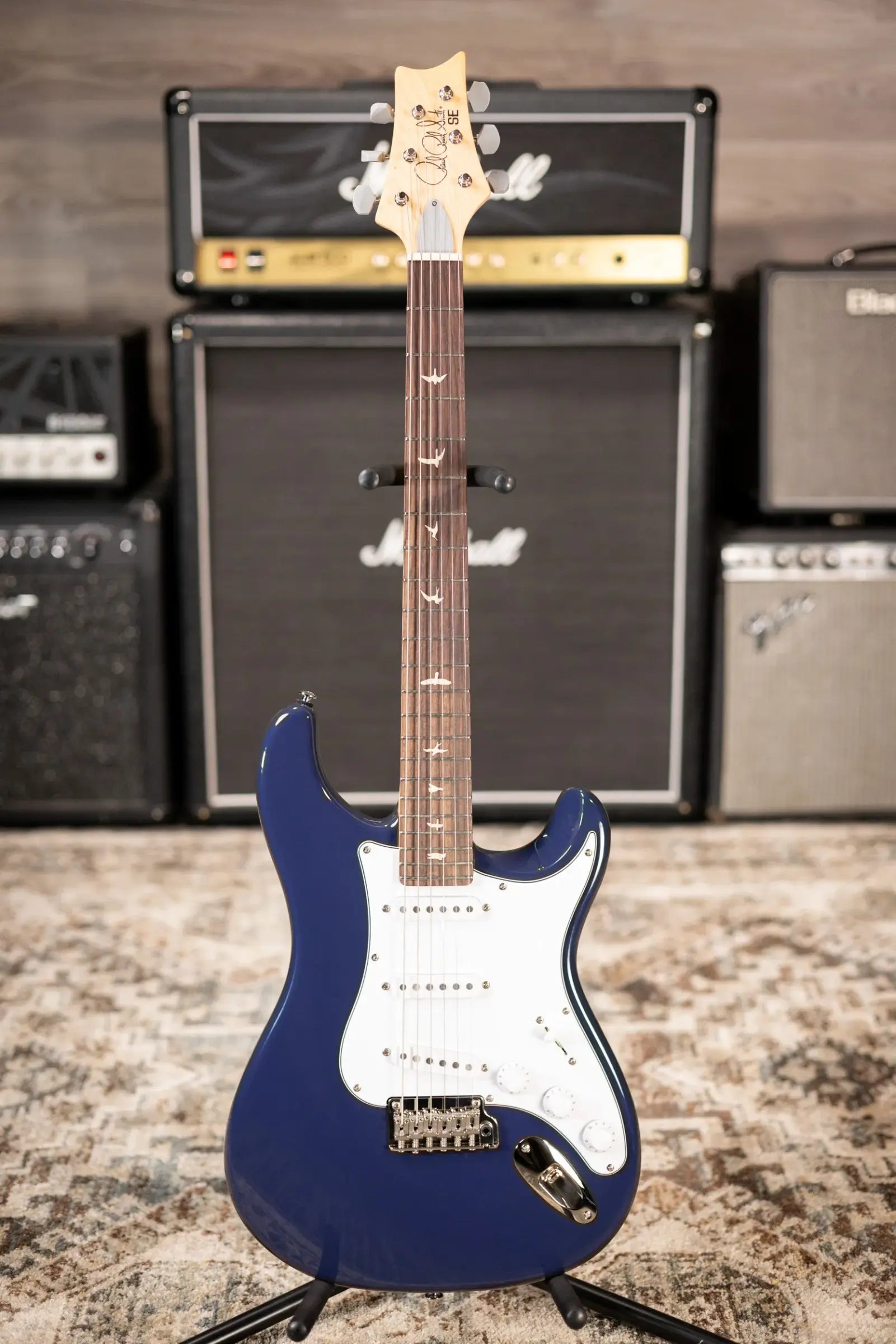 PRS SE Silver Sky Electric Guitar - Trad Blue with Gig Bag