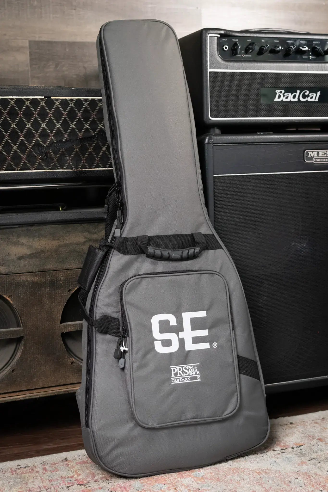 PRS SE Silver Sky Left-Handed Electric Guitar - Nylon Blue with Gig Bag