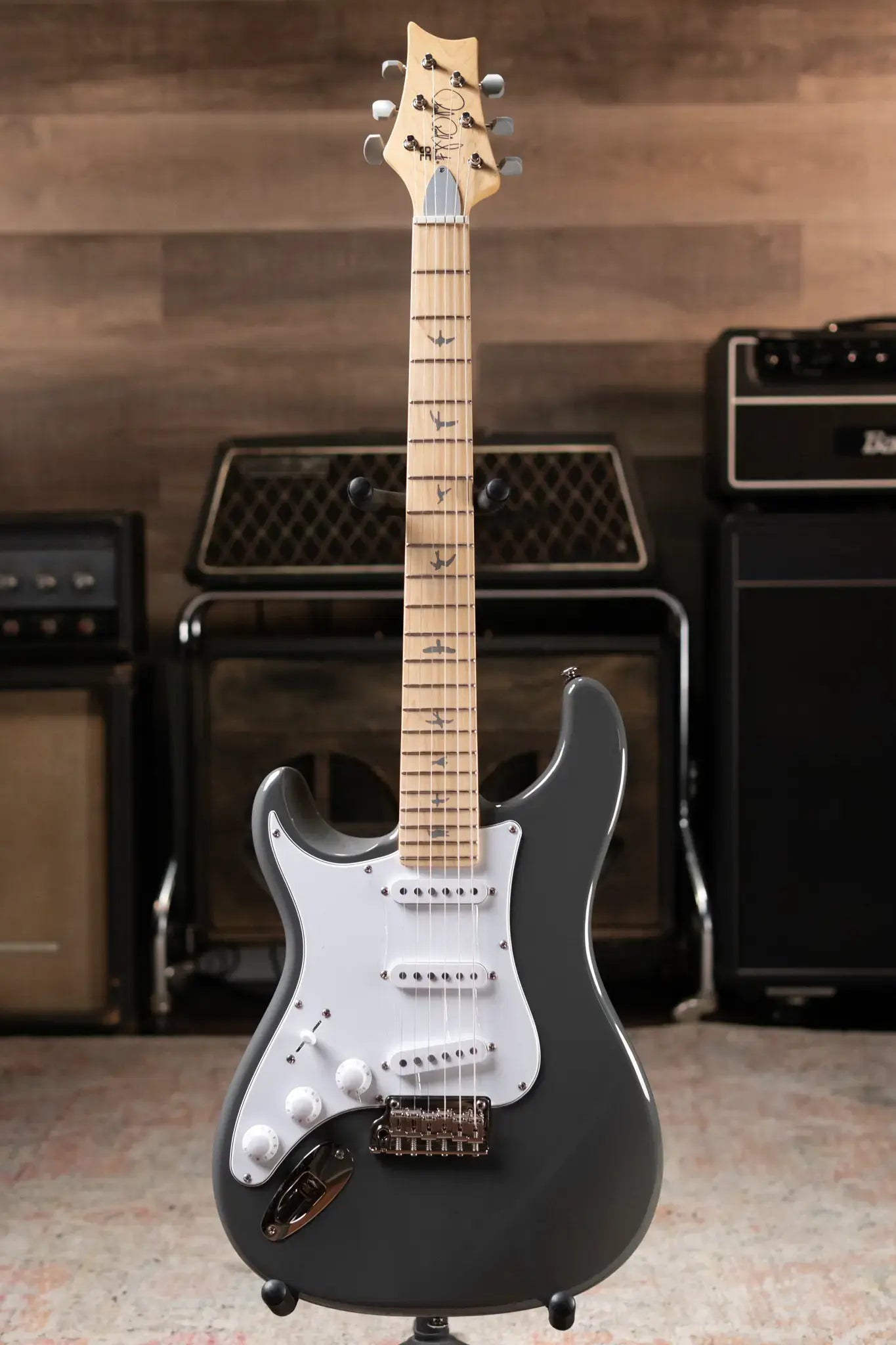 PRS SE Silver Sky Left-Handed - Overland Gray with Gig Bag